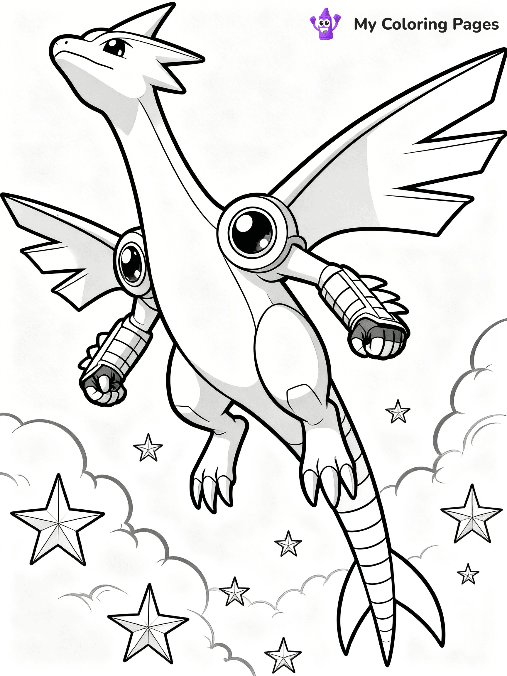 Palkia Coloring Pages - 13