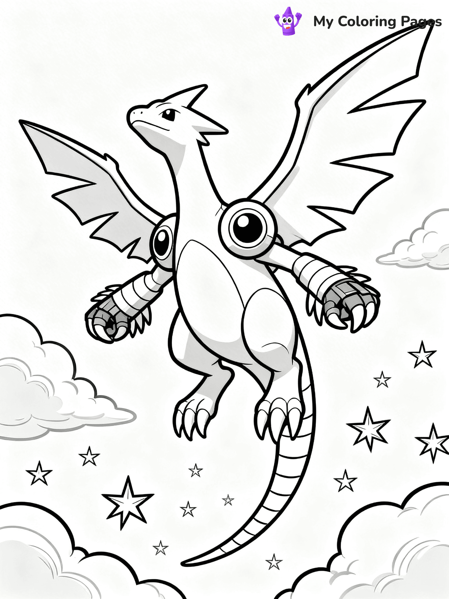 Palkia Coloring Pages - 9