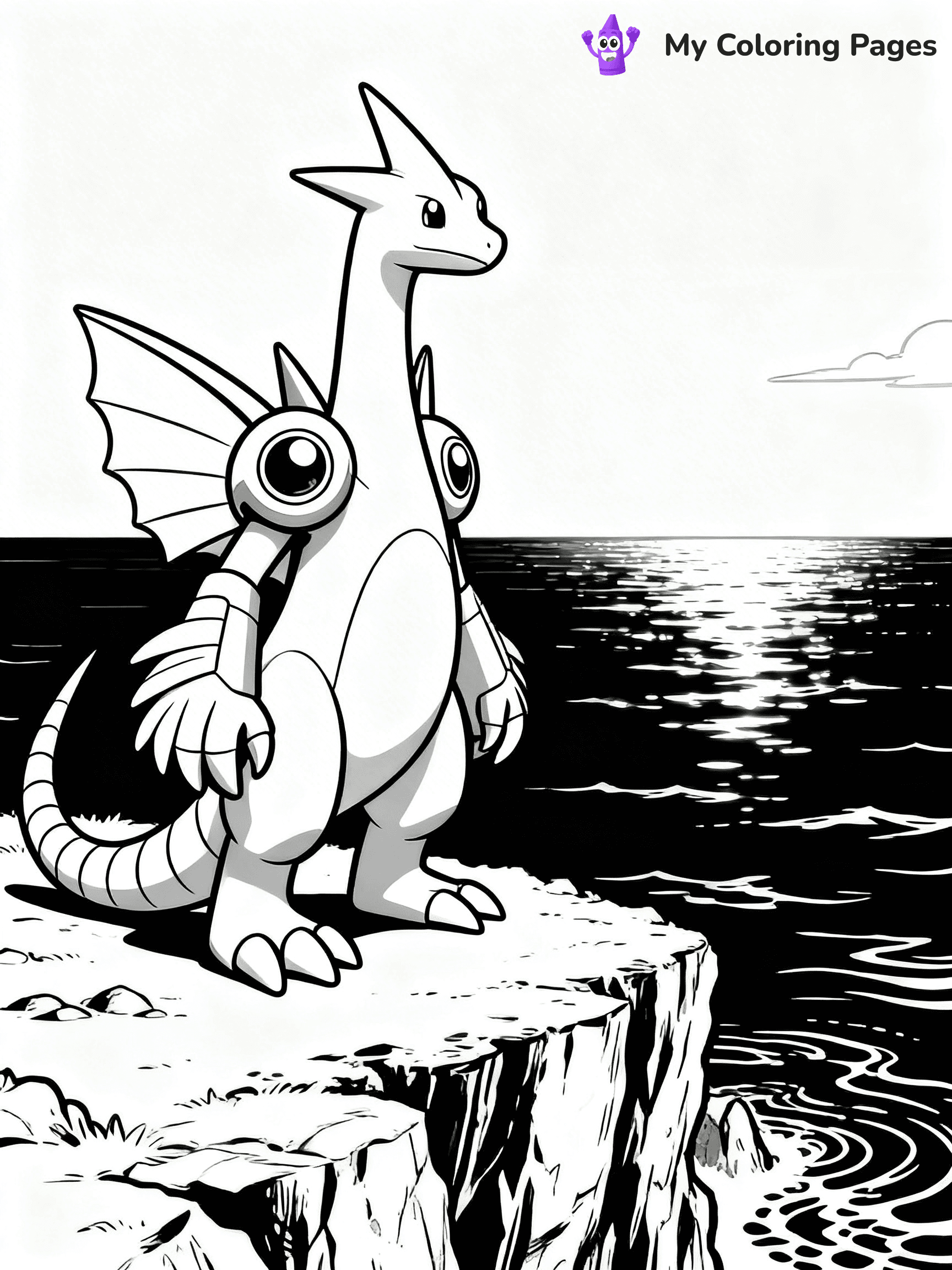 Palkia Coloring Pages - 7