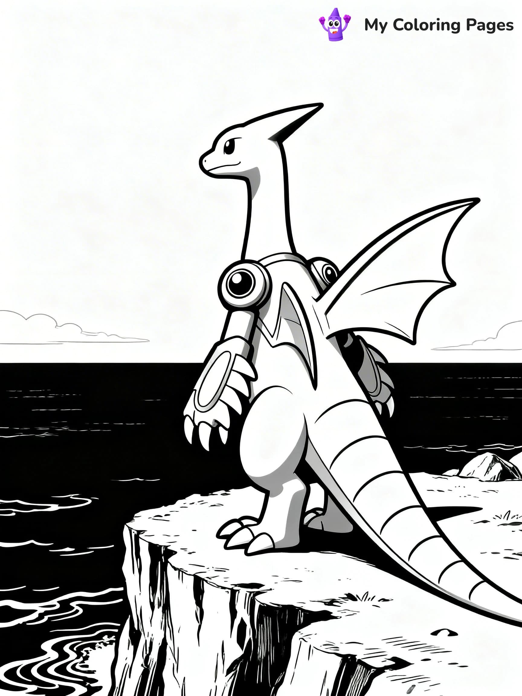 Palkia Coloring Pages - 1