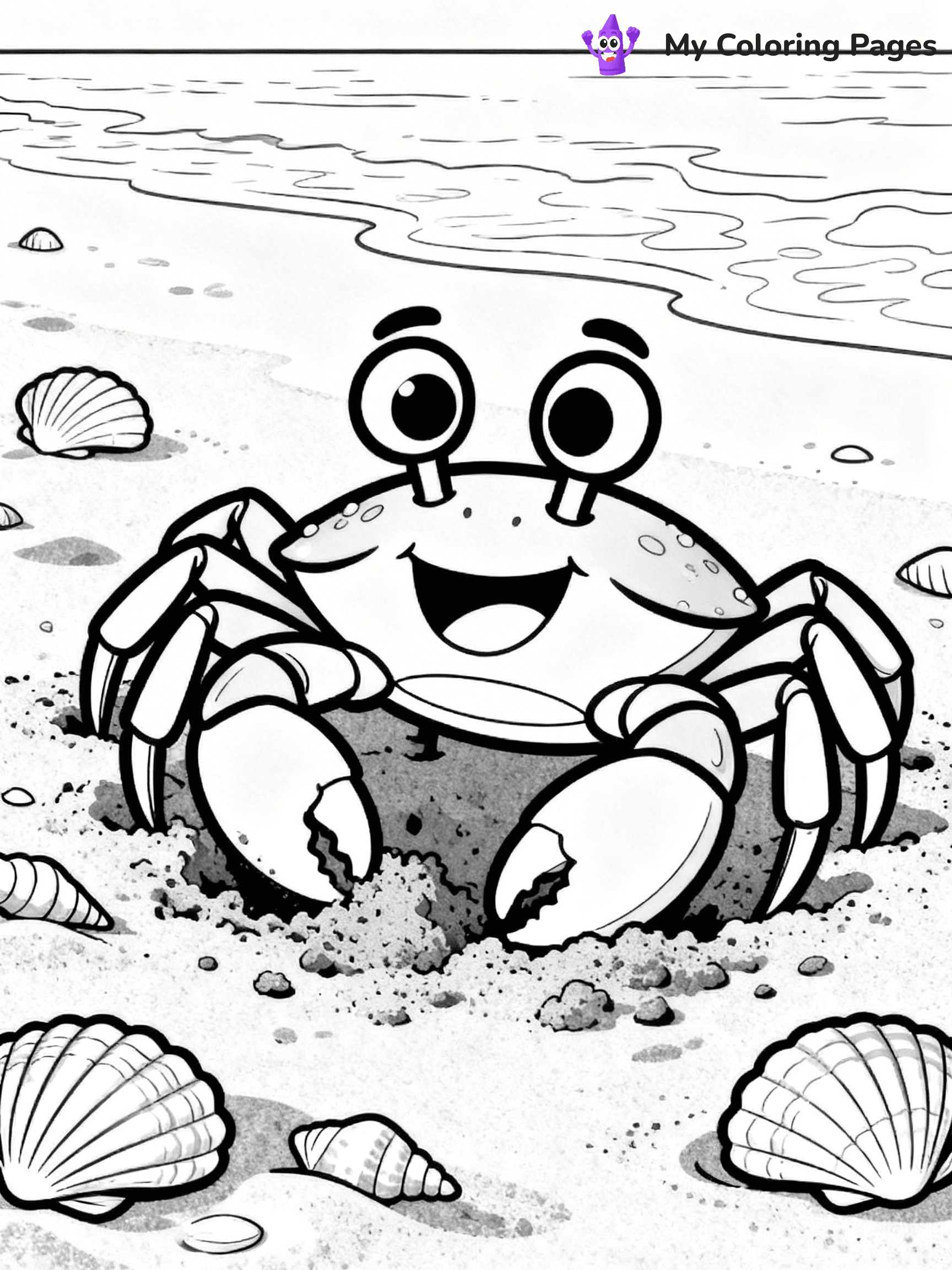 Sandcastle Coloring Pages - 35