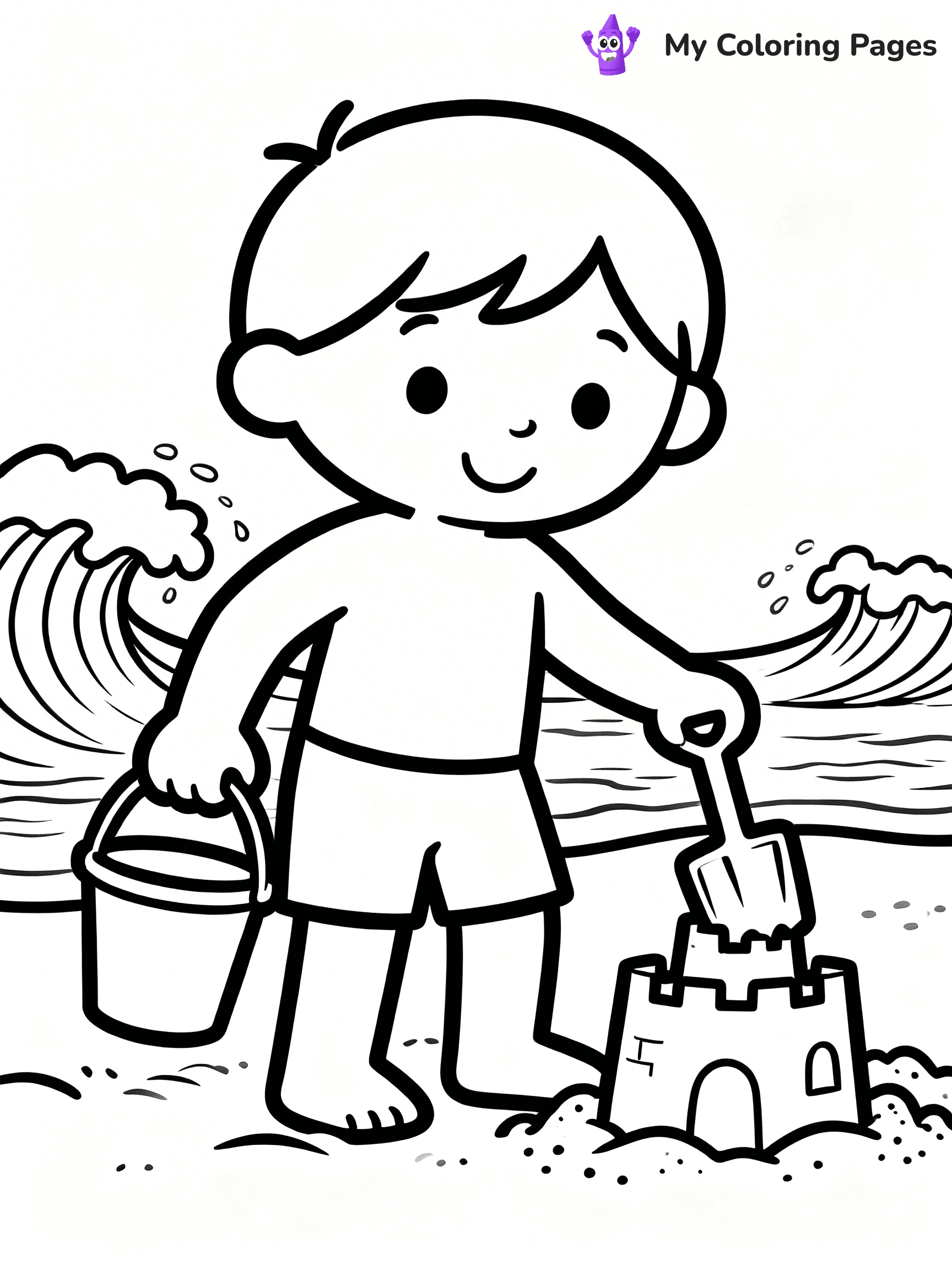 Sandcastle Coloring Pages - 18