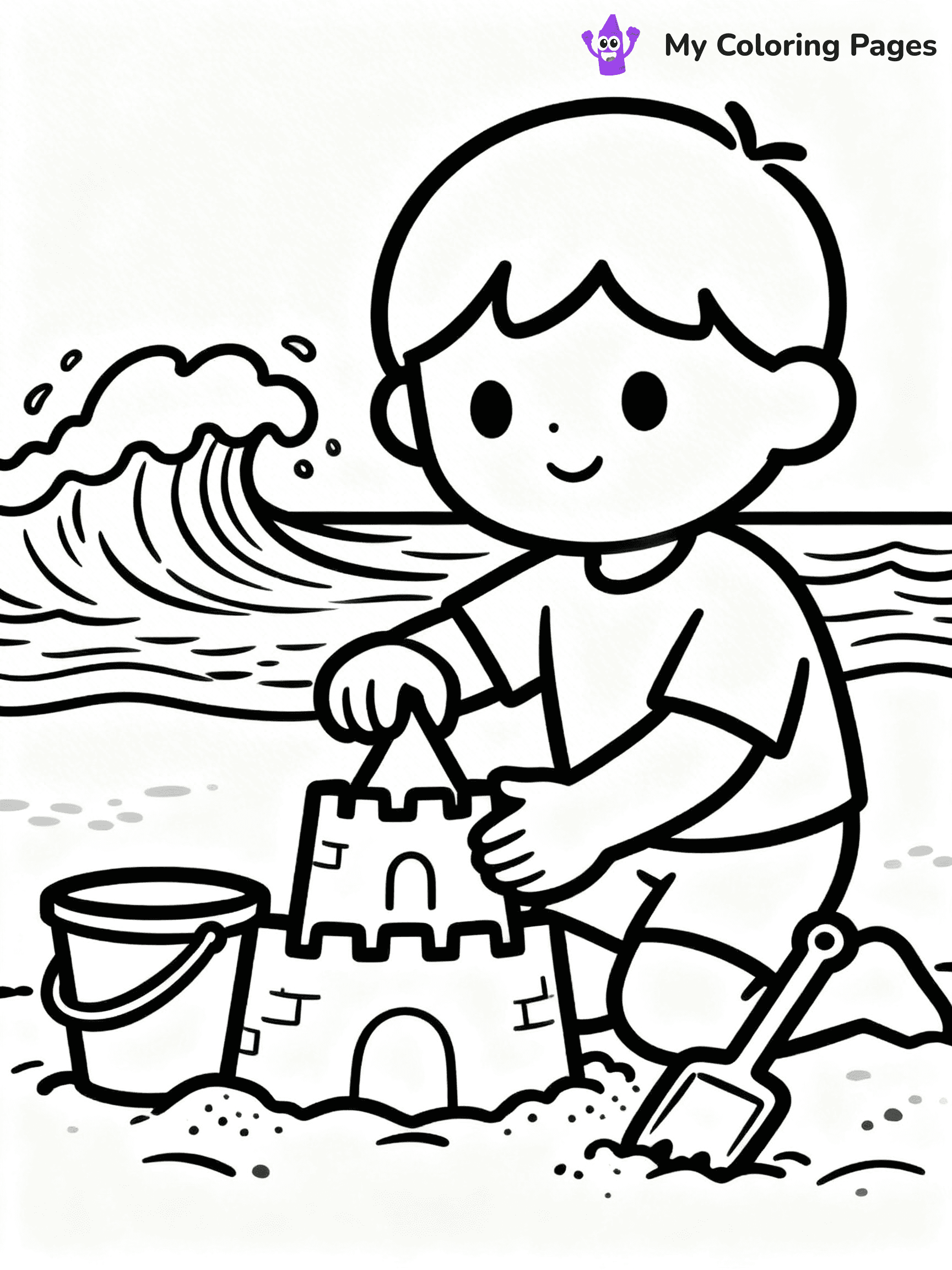 Sandcastle Coloring Pages - 17