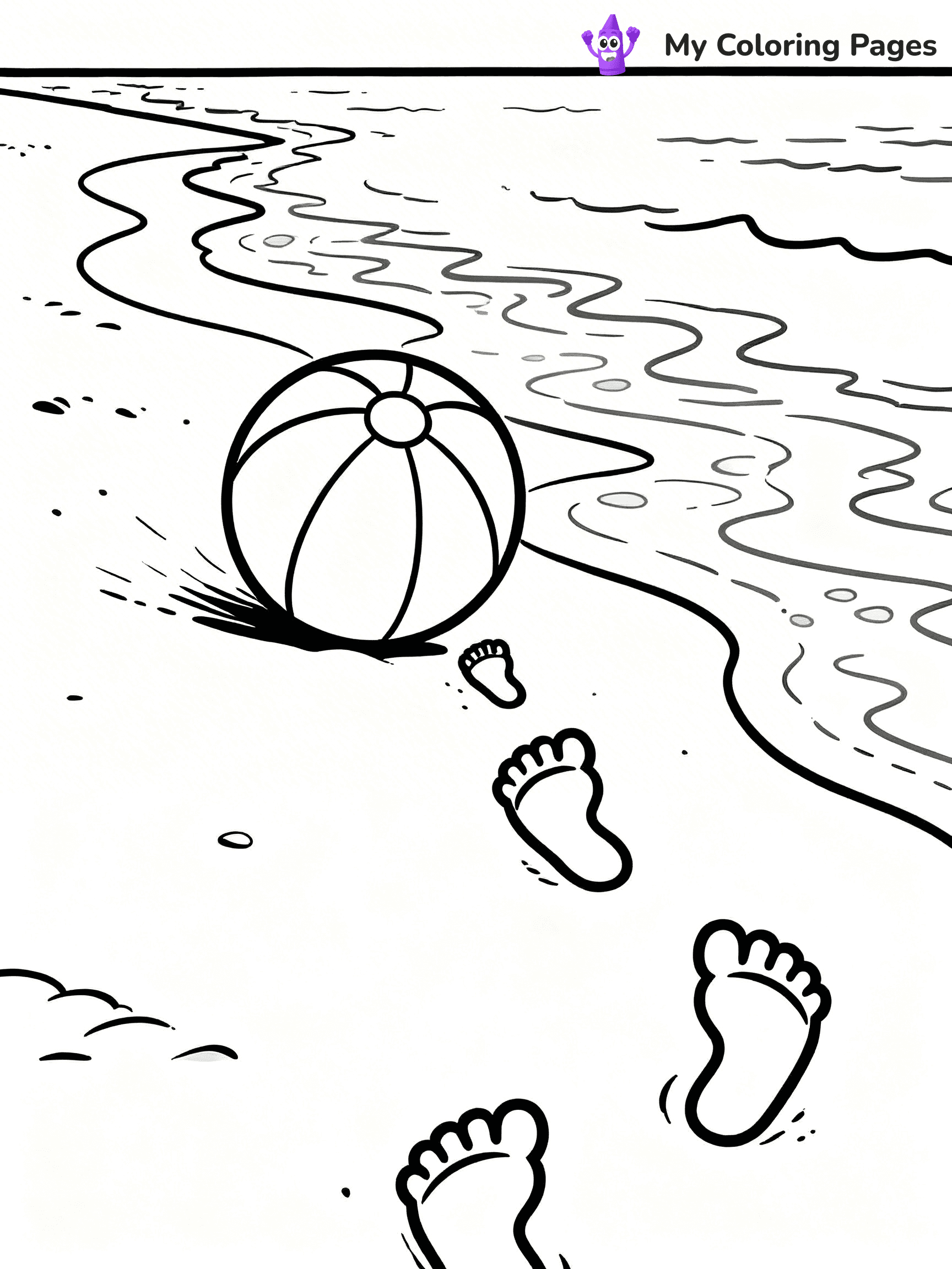 Sandcastle Coloring Pages - 7