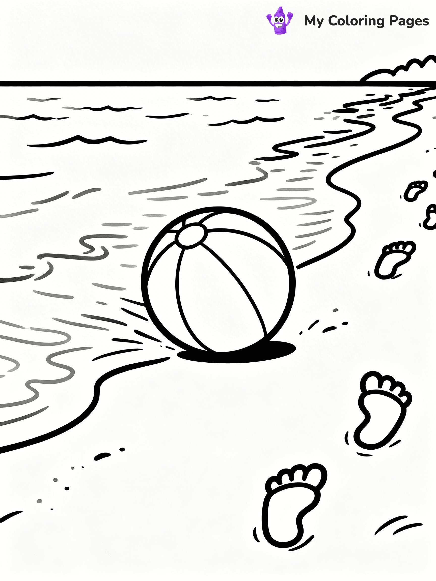 Sandcastle Coloring Pages - 6