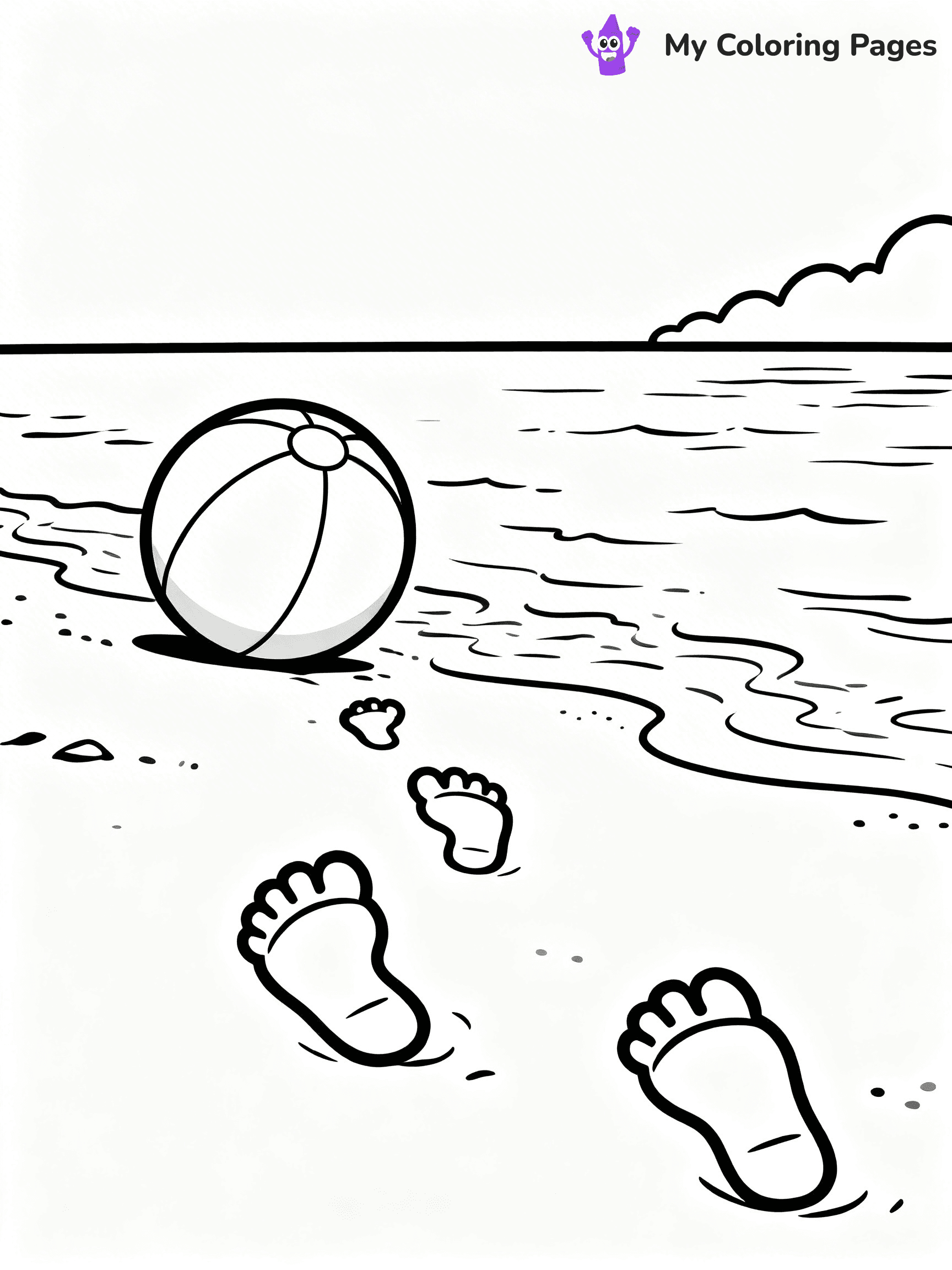 Sandcastle Coloring Pages - 5