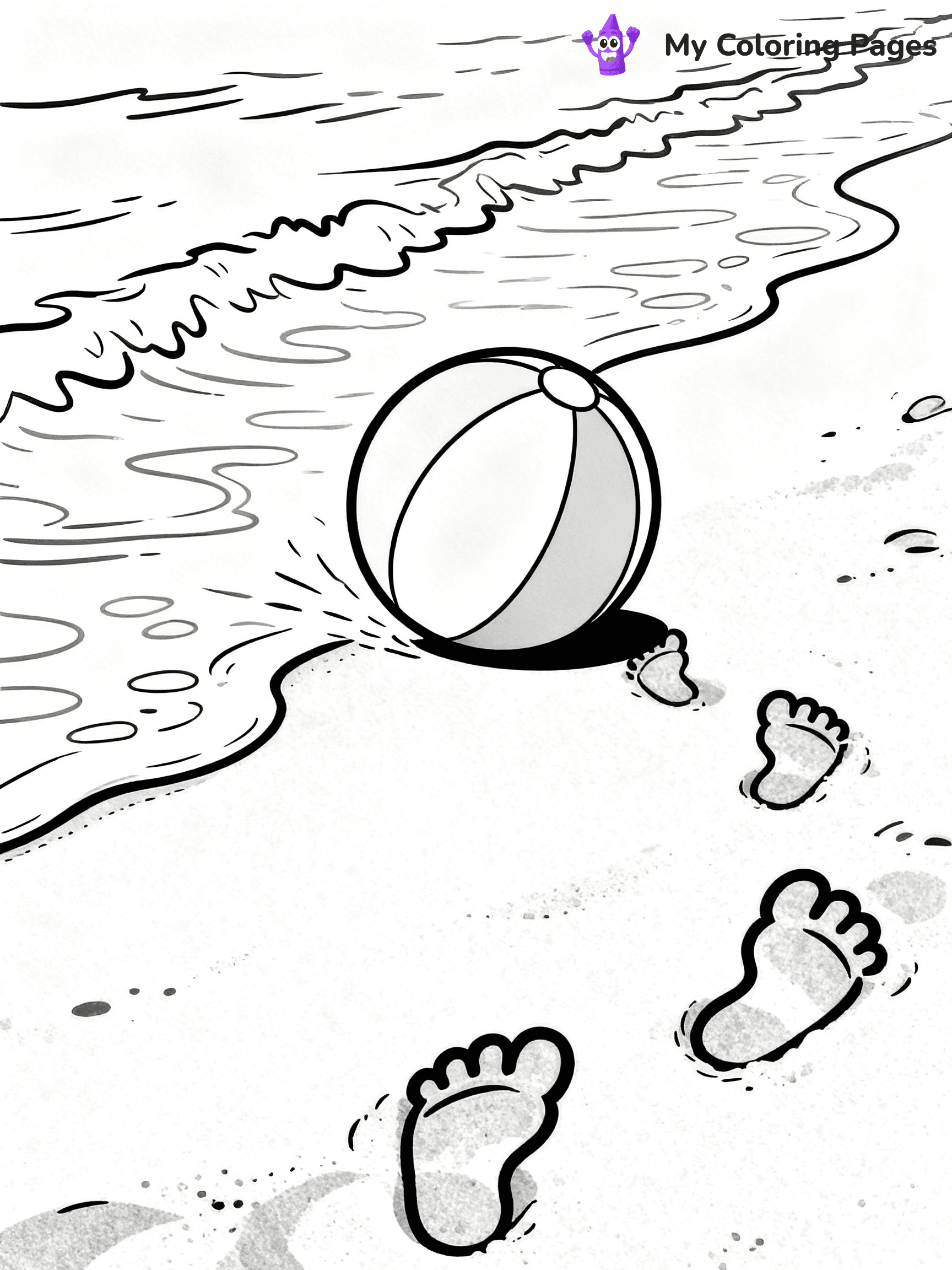 Sandcastle Coloring Pages - 4