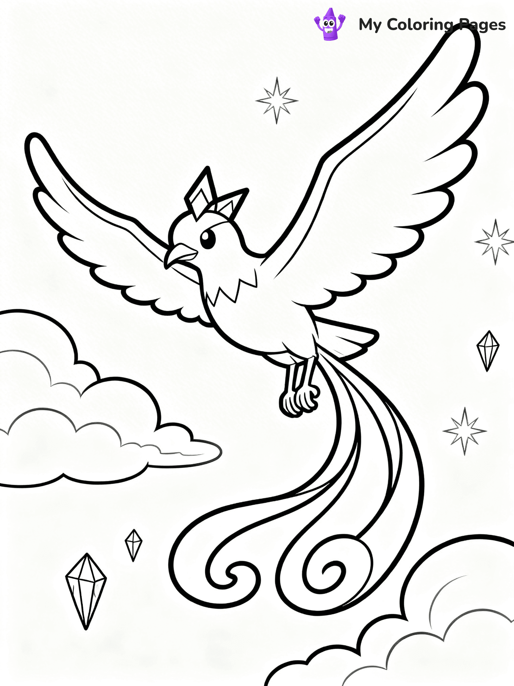 Articuno Coloring Pages - 23