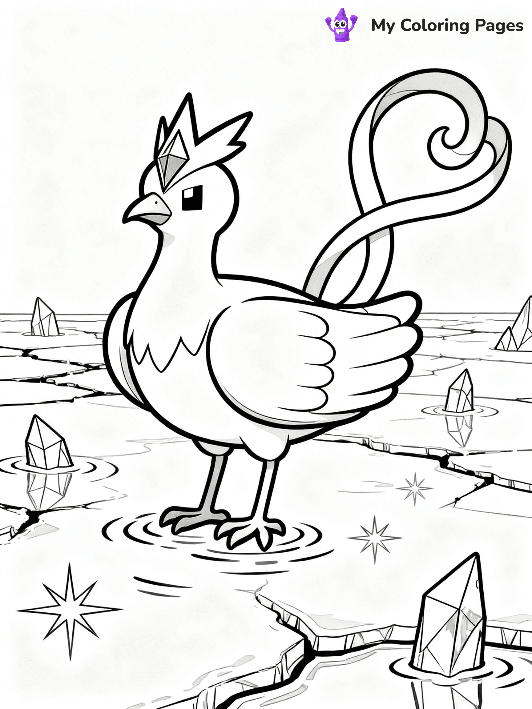 Articuno Coloring Pages - 20