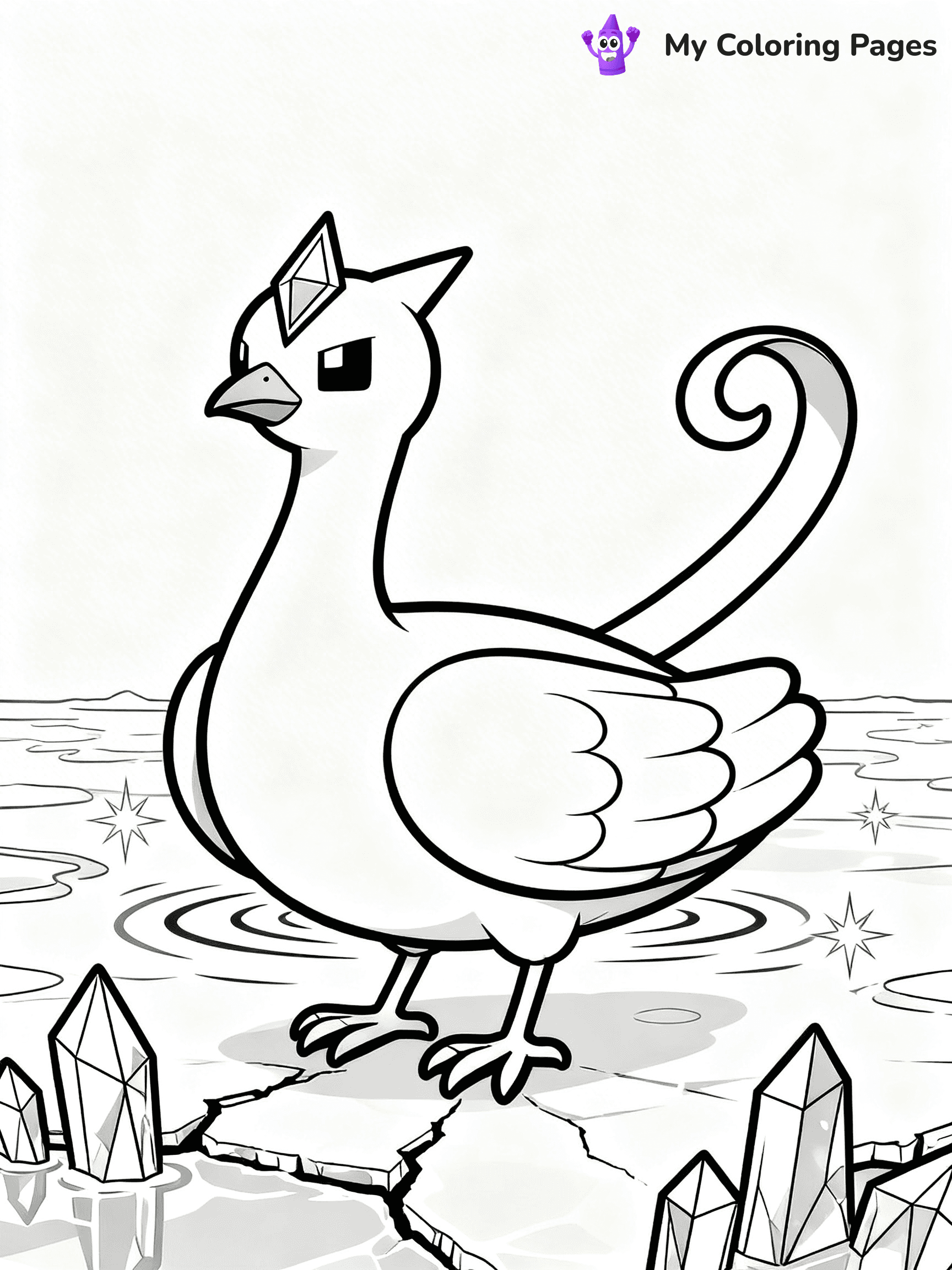 Articuno Coloring Pages - 15