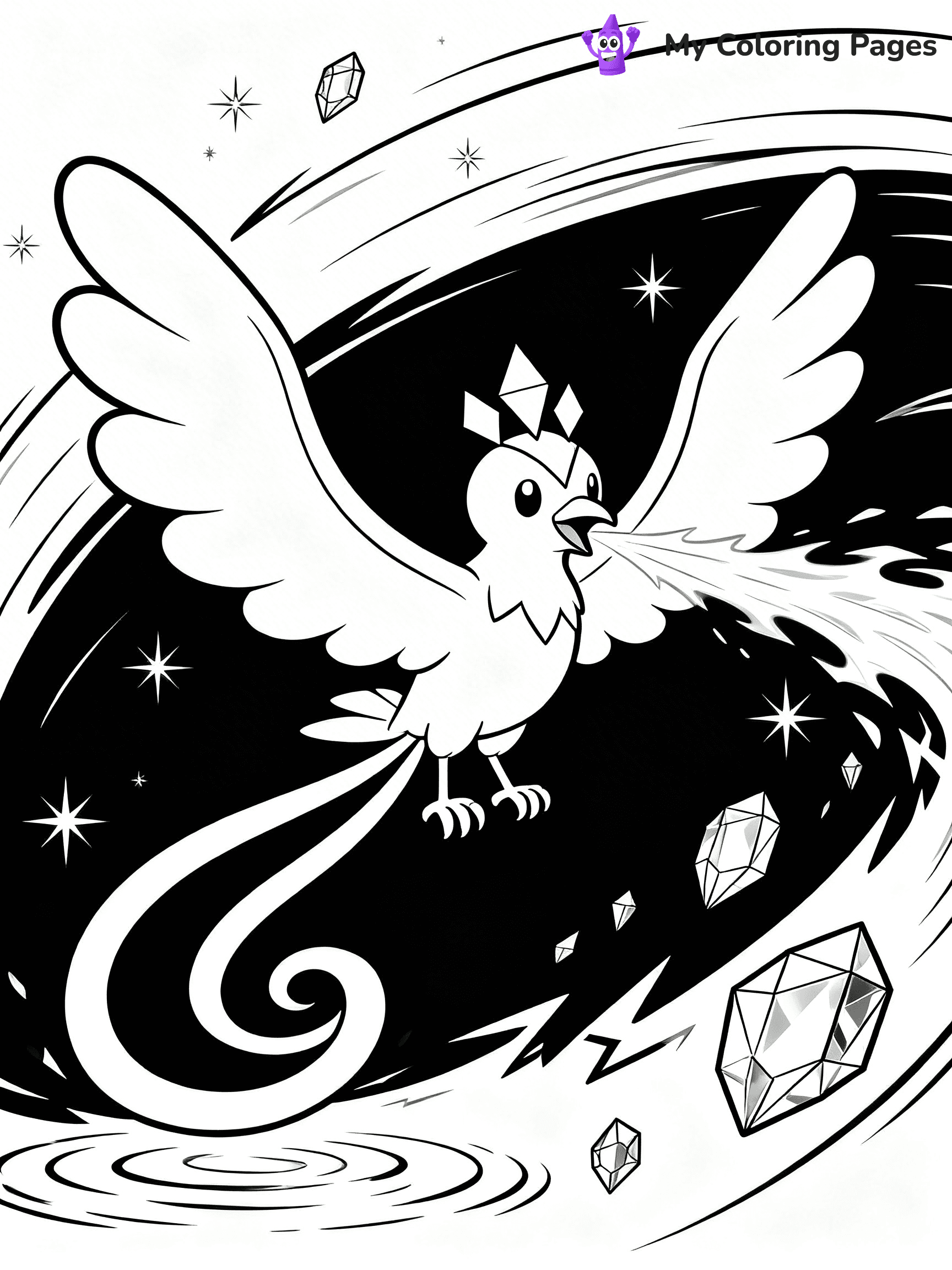 Articuno Coloring Pages - 7
