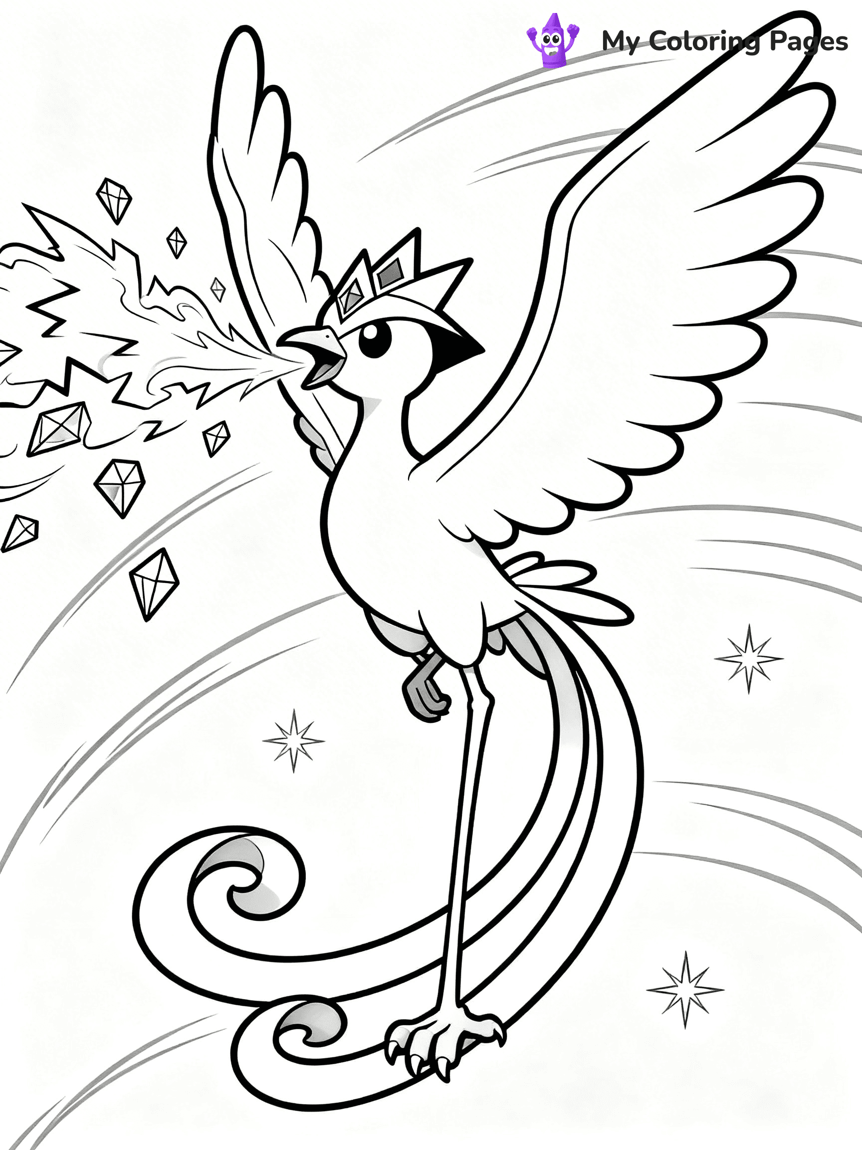 Articuno Coloring Pages - 5