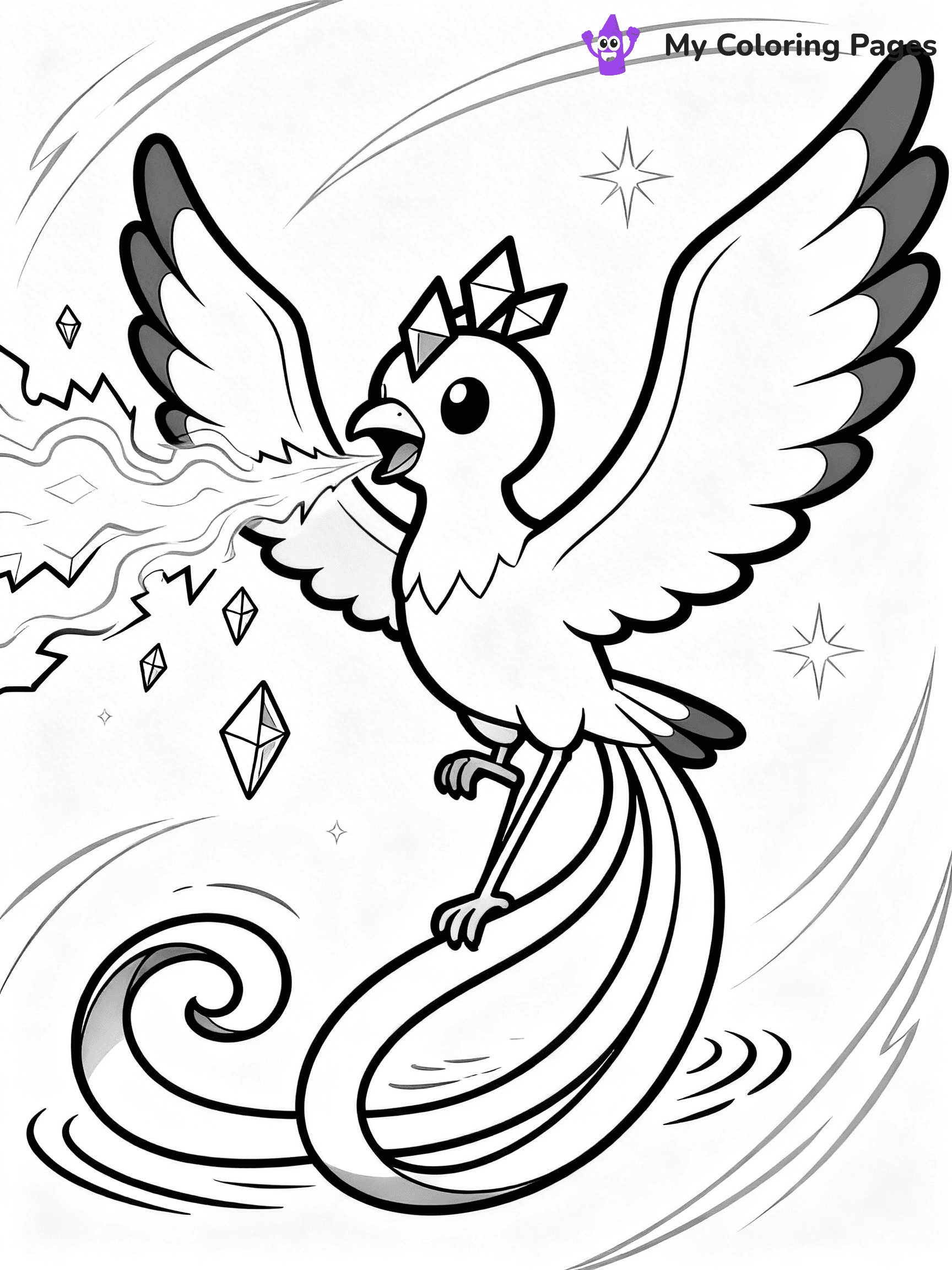 Articuno Coloring Pages - 3