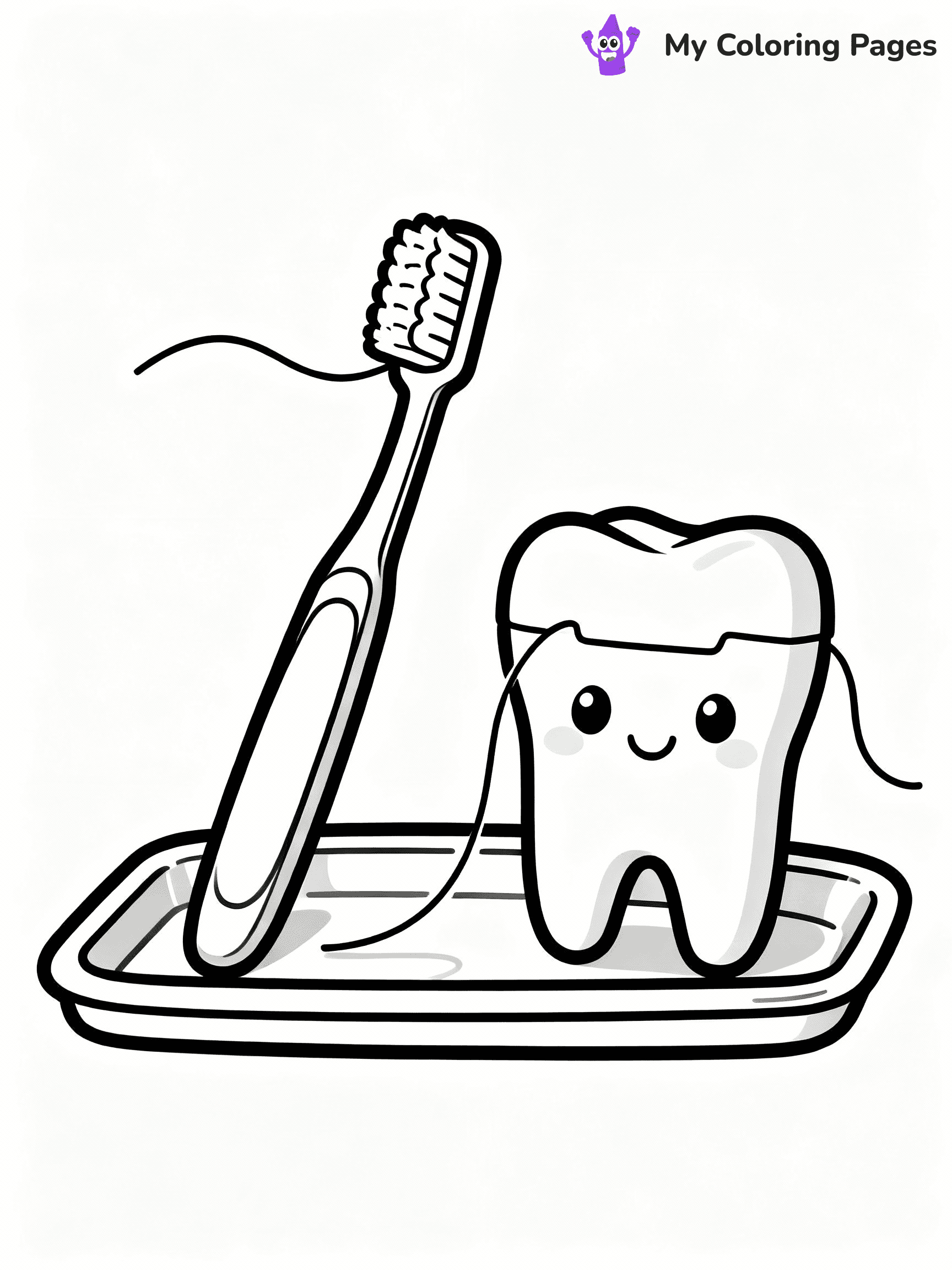 Dental Coloring Pages - 27