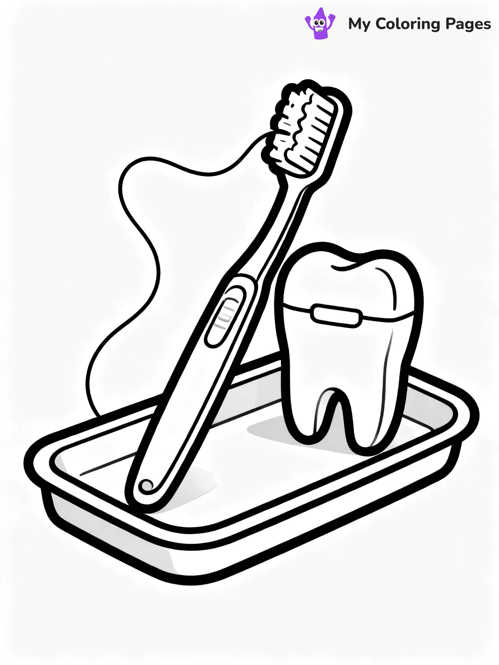 Dental Coloring Pages - 25
