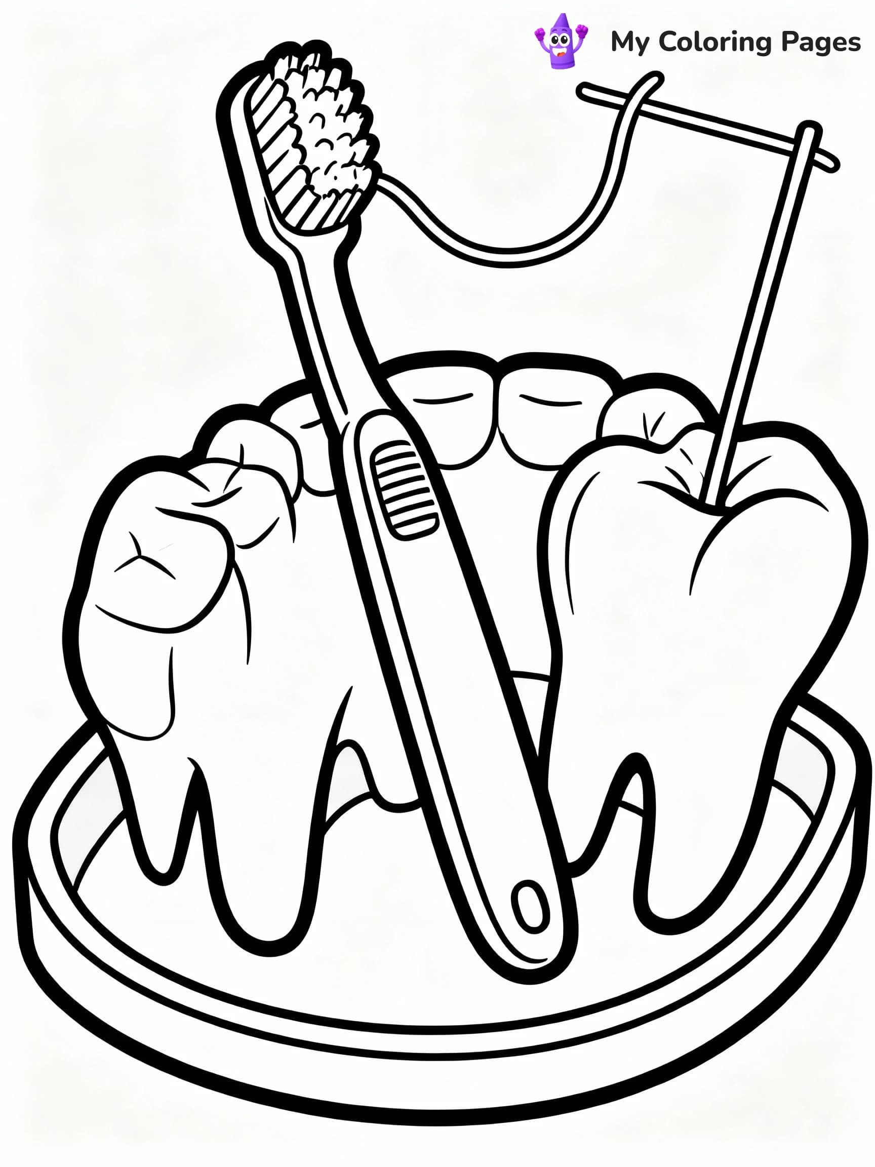 Dental Coloring Pages - 23