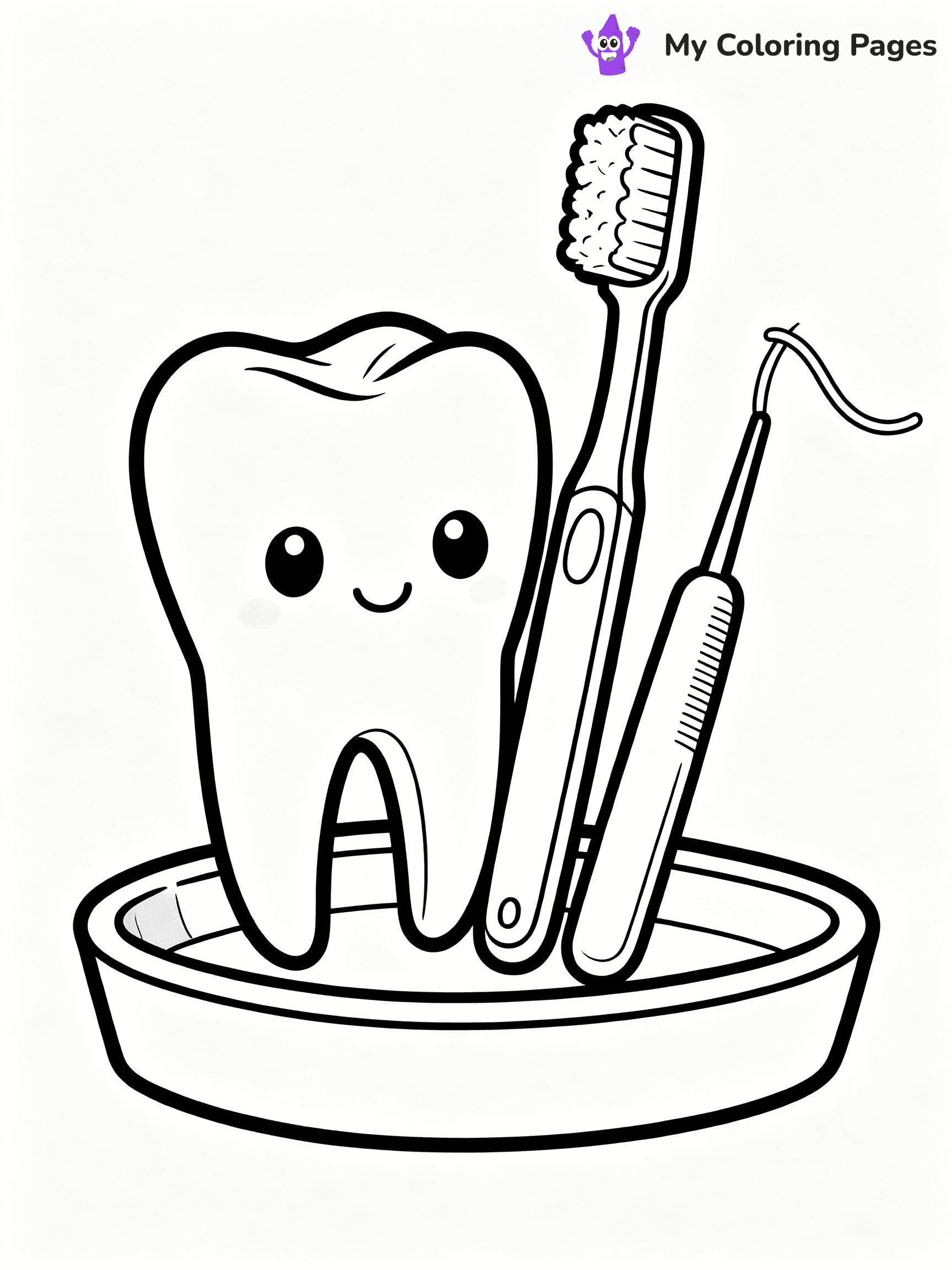 Dental Coloring Pages - 22