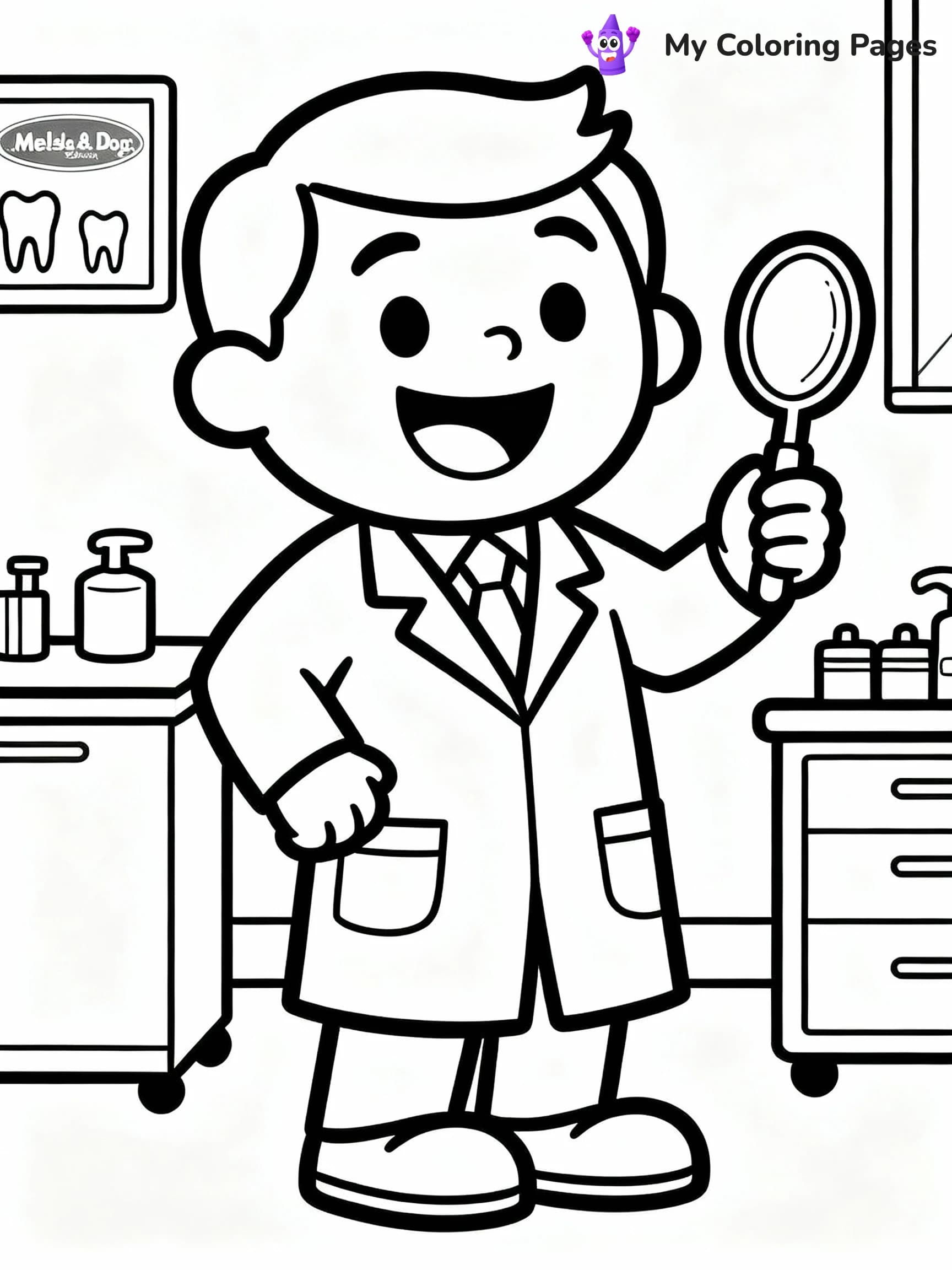 Dental Coloring Pages - 20