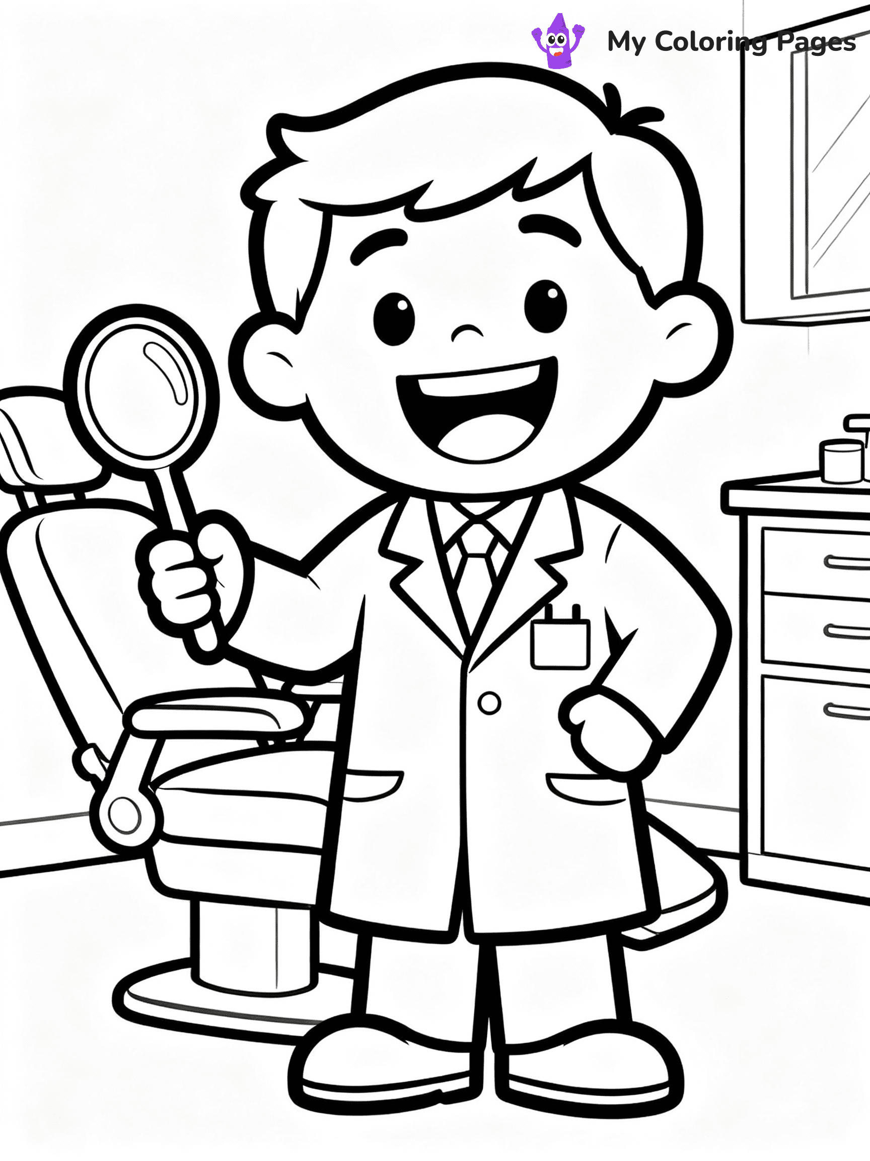 Dental Coloring Pages - 19