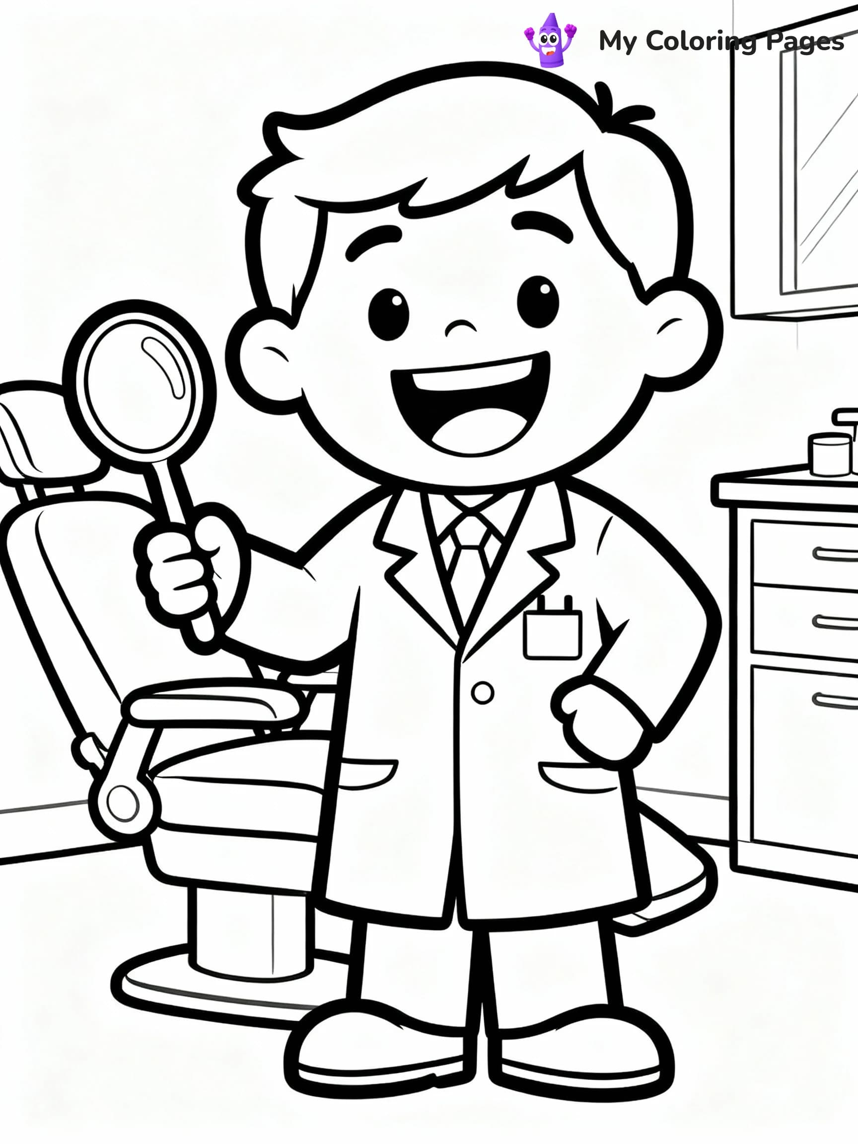 Dental Coloring Pages - 19