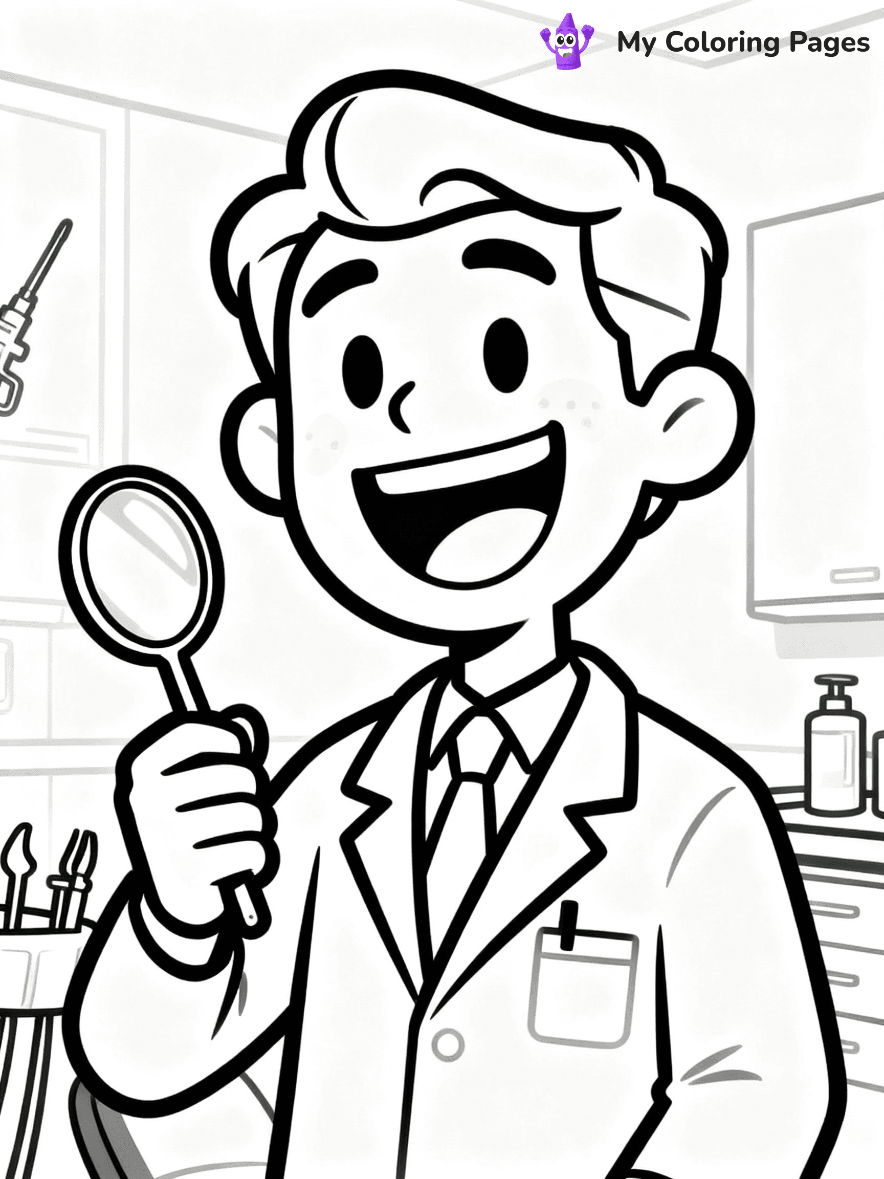 Dental Coloring Pages - 18