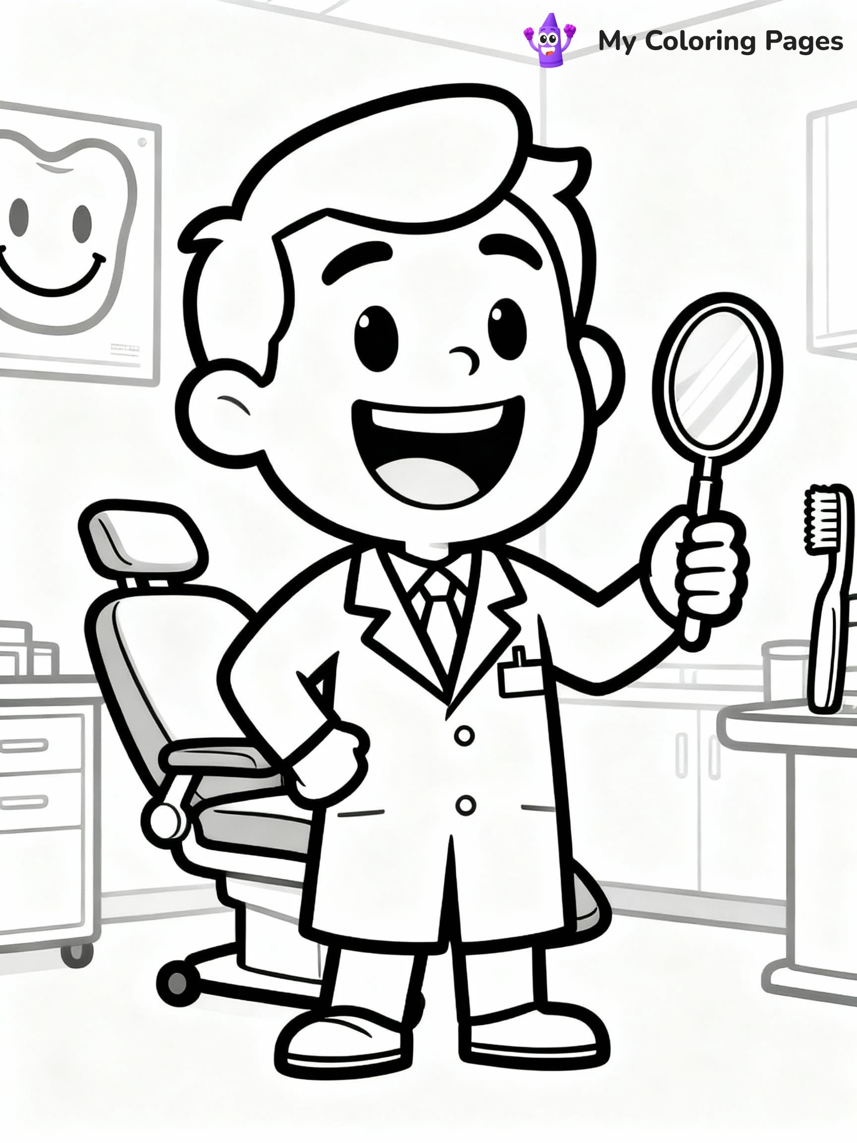 Dental Coloring Pages - 17