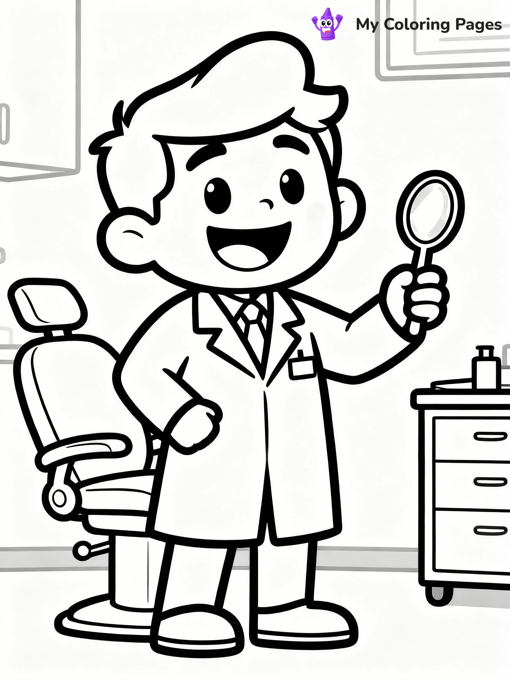 Dental Coloring Pages - 15