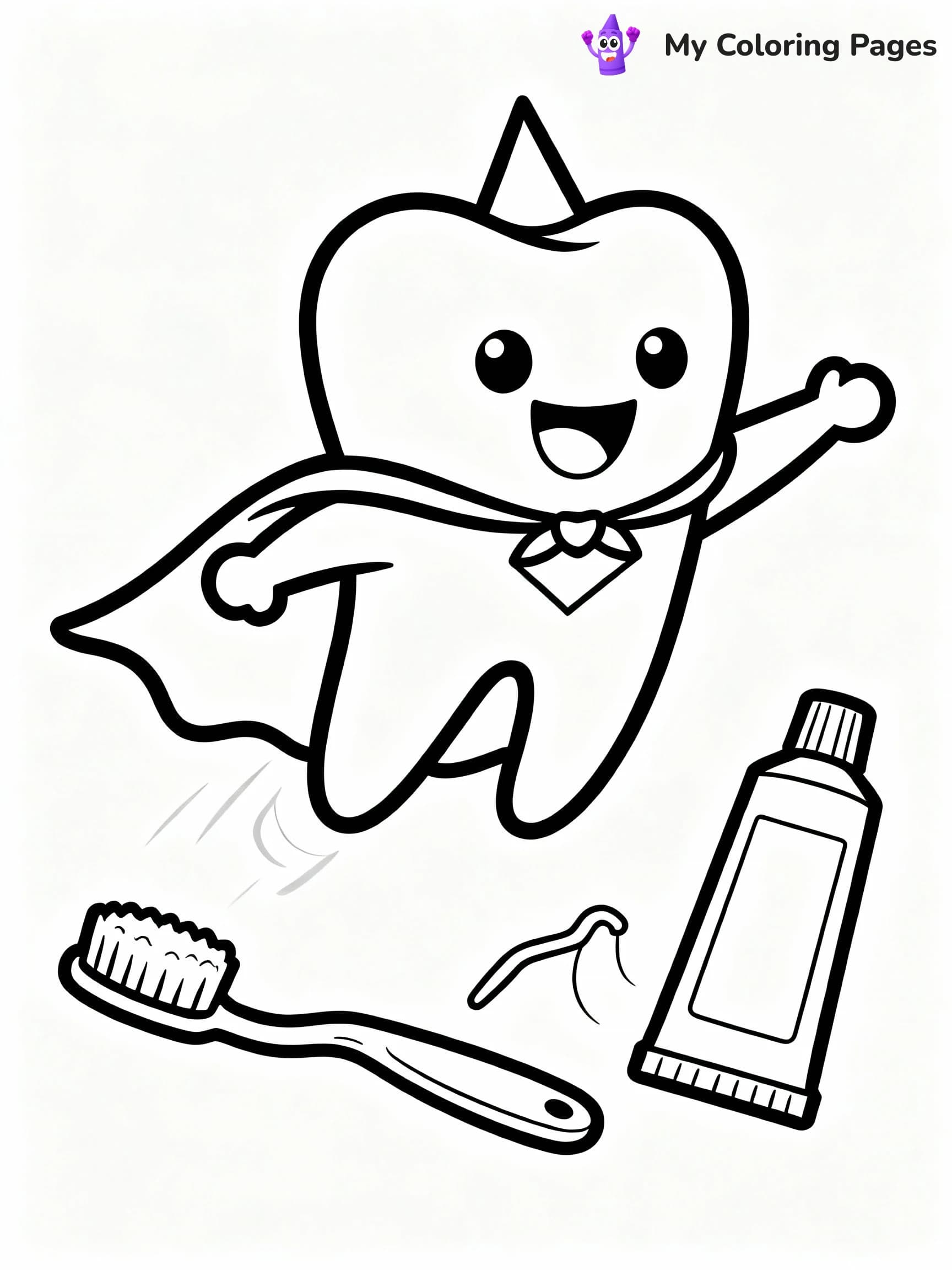 Dental Coloring Pages - 7