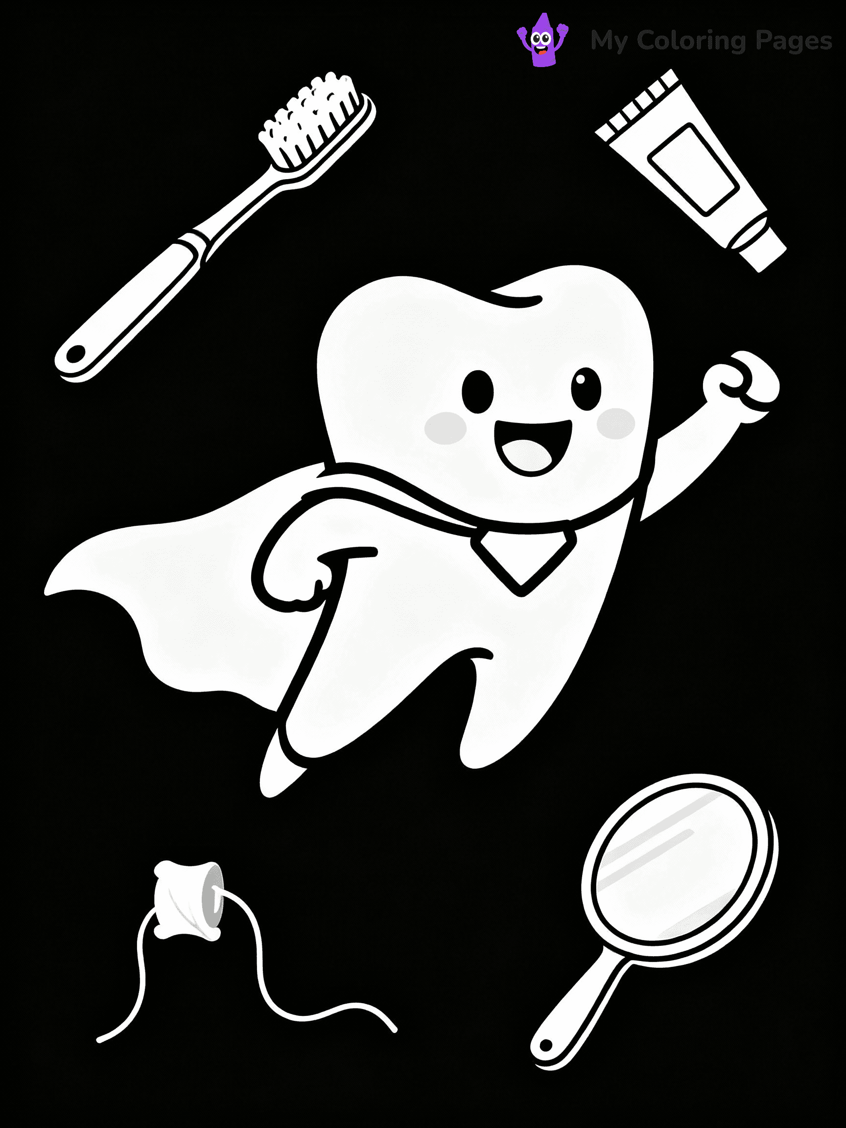 Dental Coloring Pages - 5