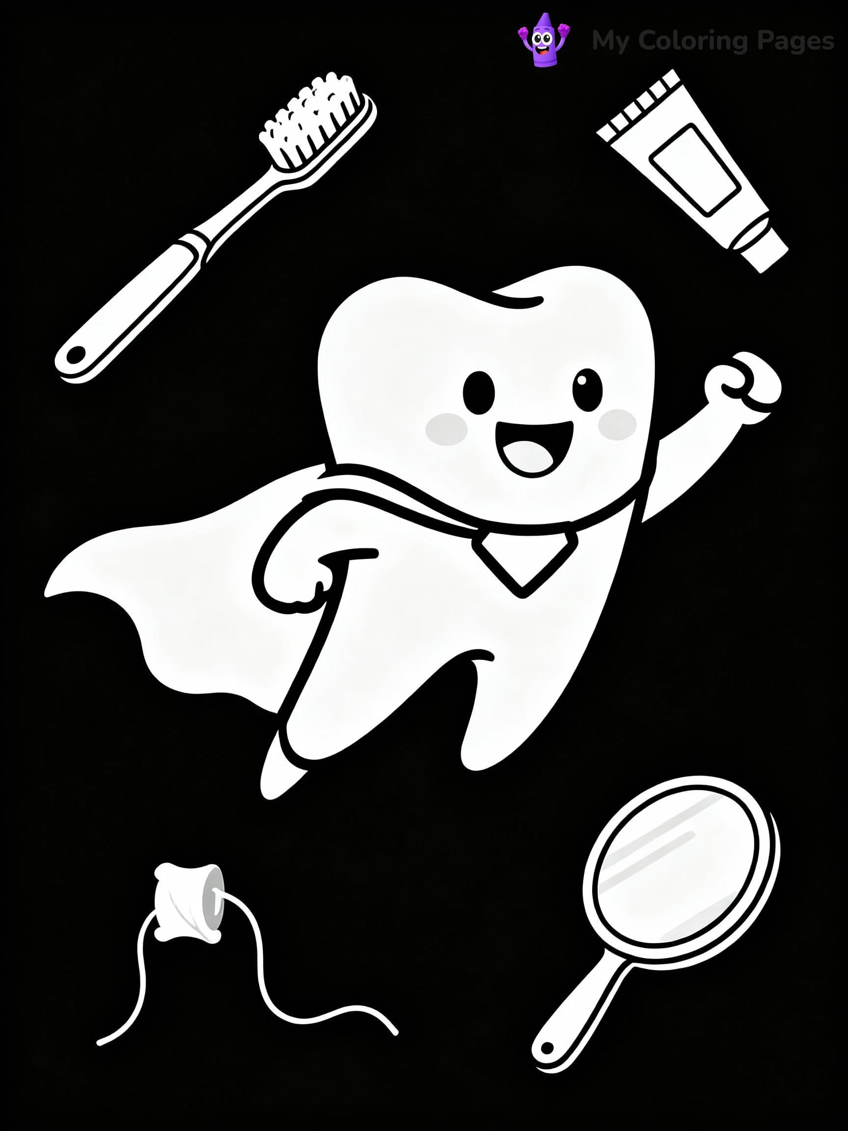 Dental Coloring Pages - 5