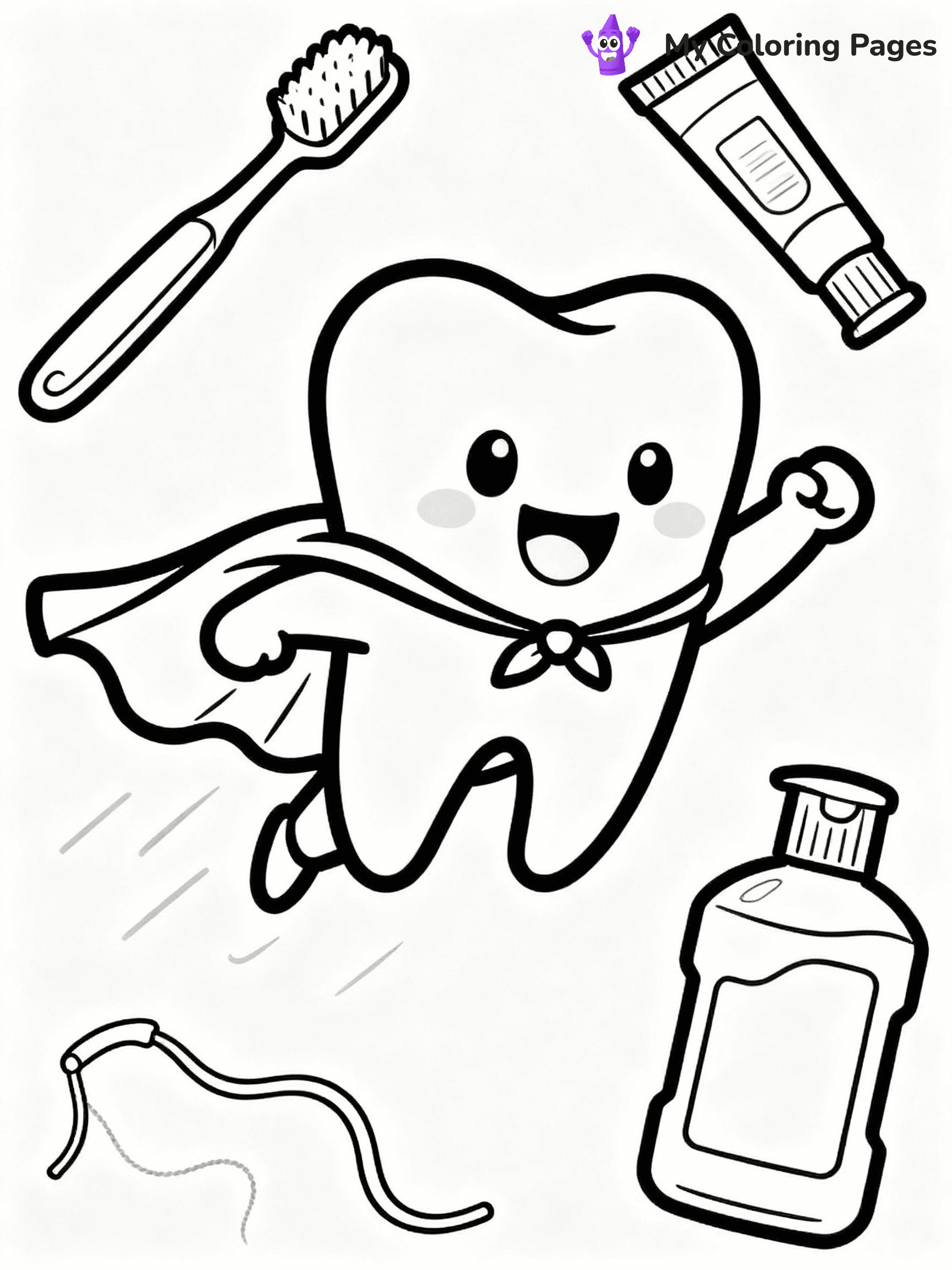 Dental Coloring Pages - 3