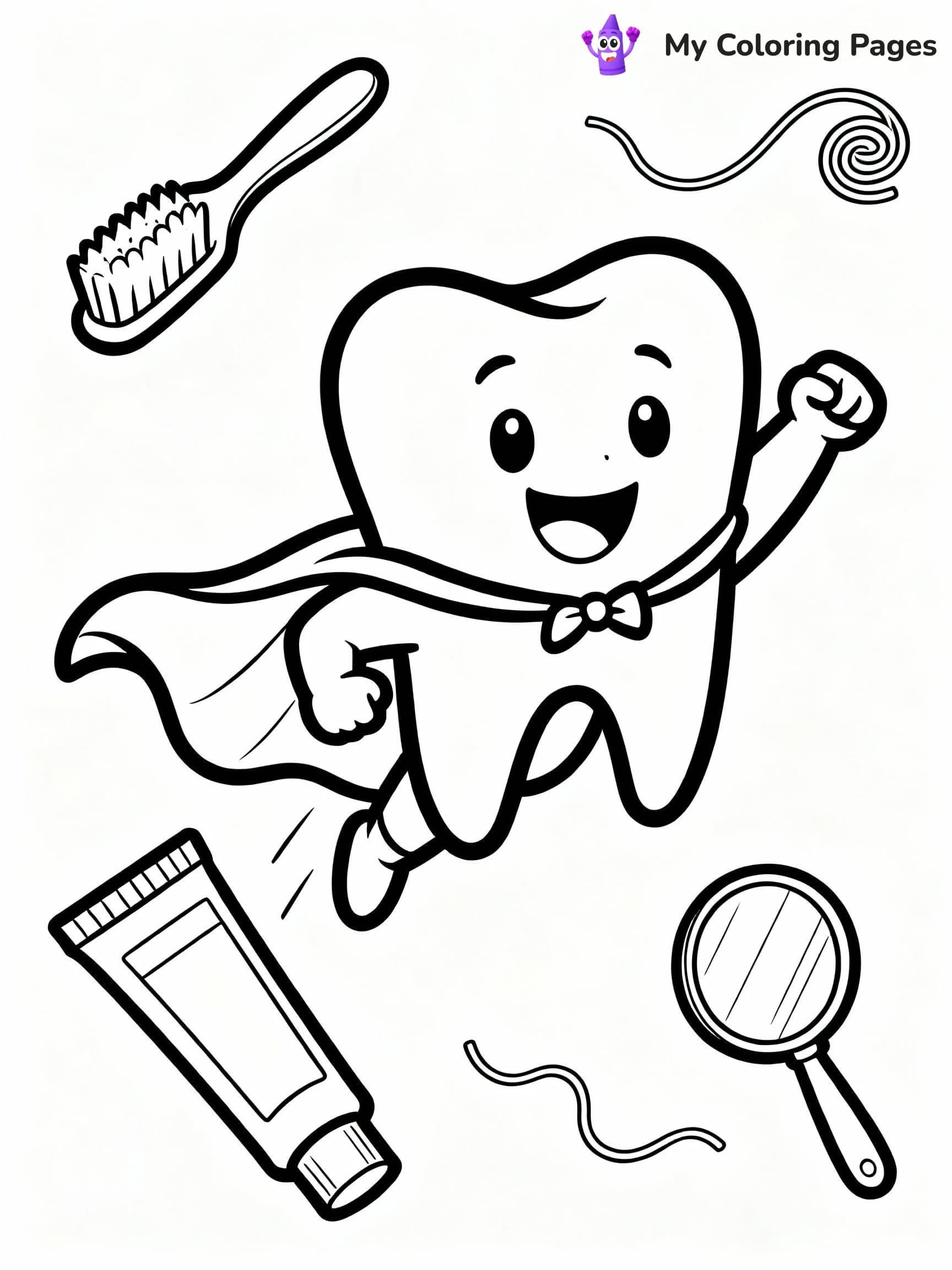 Dental Coloring Pages - 2