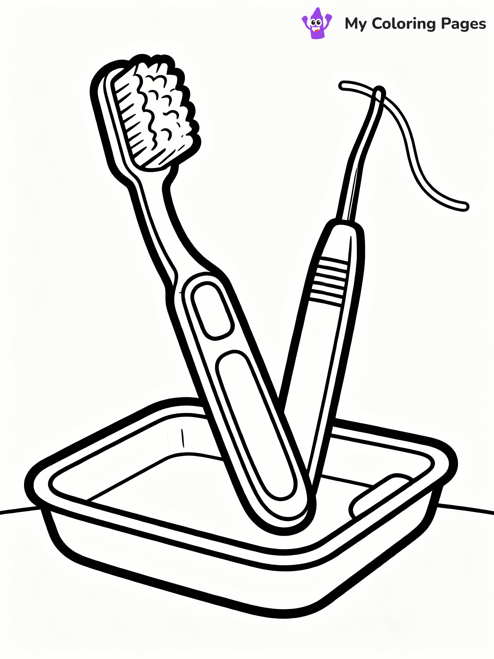 Dental Coloring Pages - 1