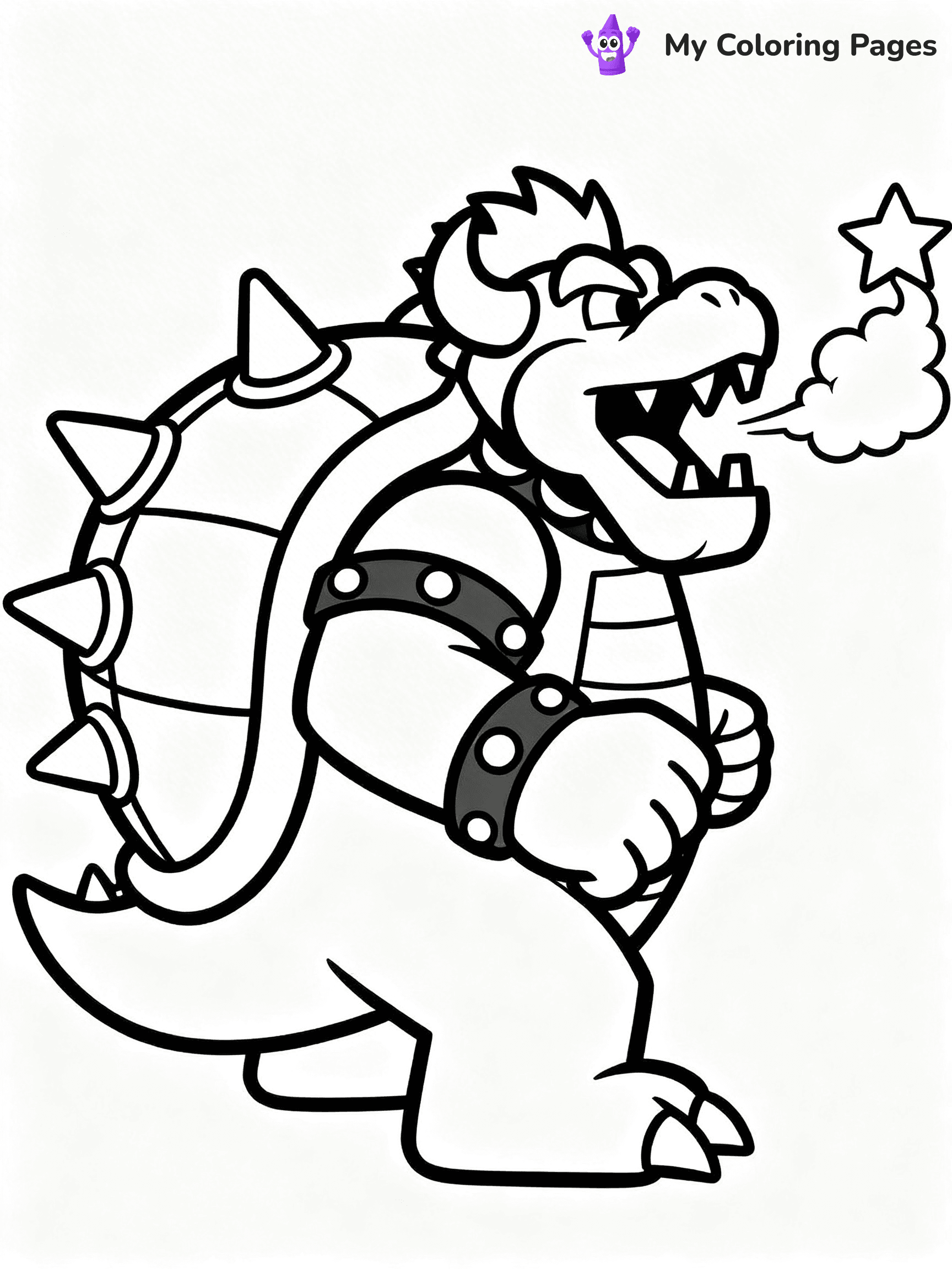 Paper Mario Coloring Pages - 30
