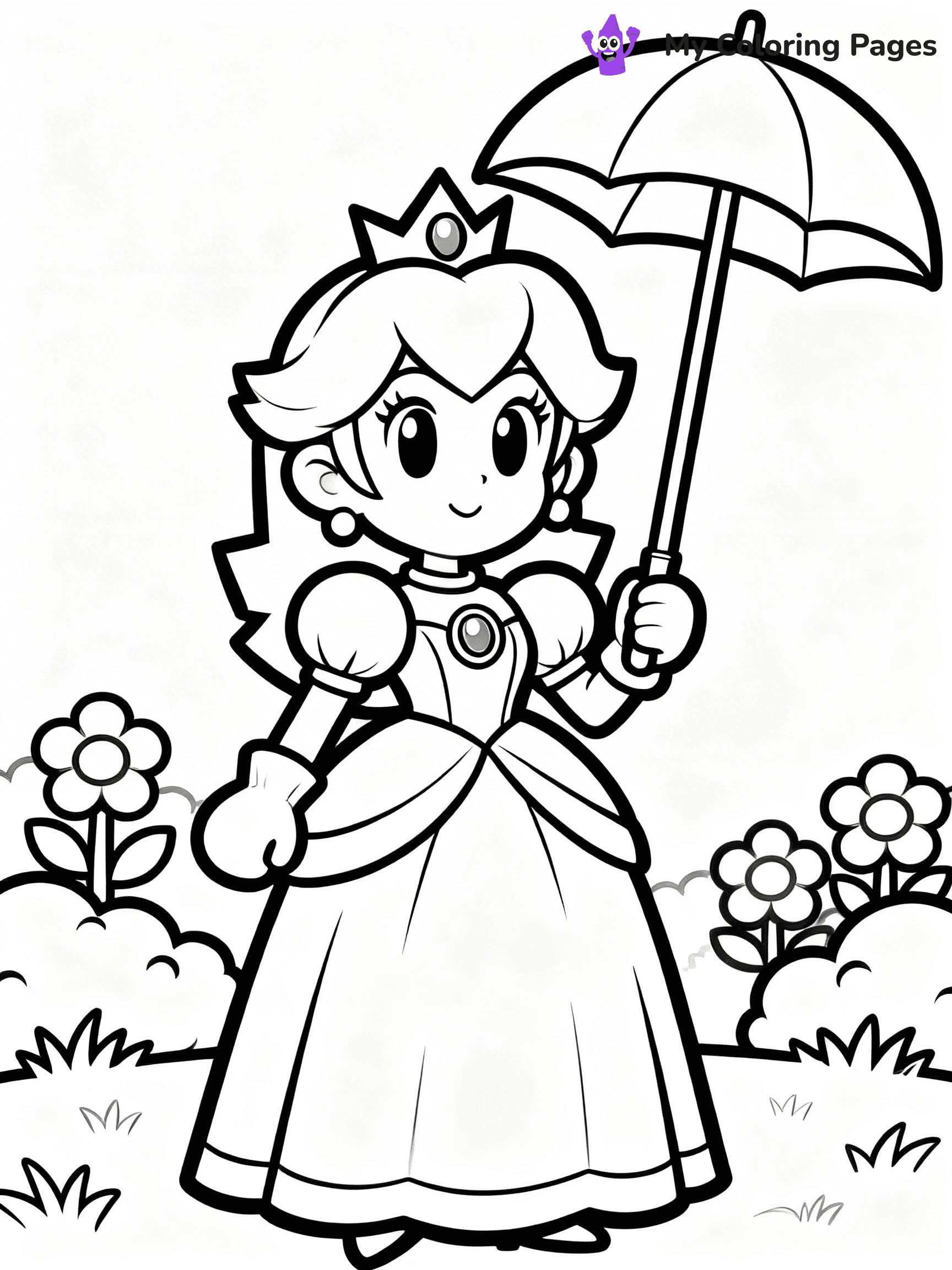 Paper Mario Coloring Pages - 26