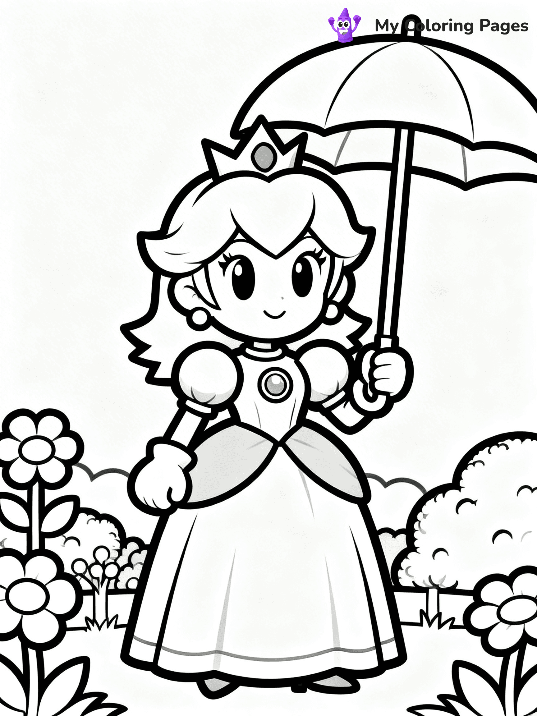 Paper Mario Coloring Pages - 24