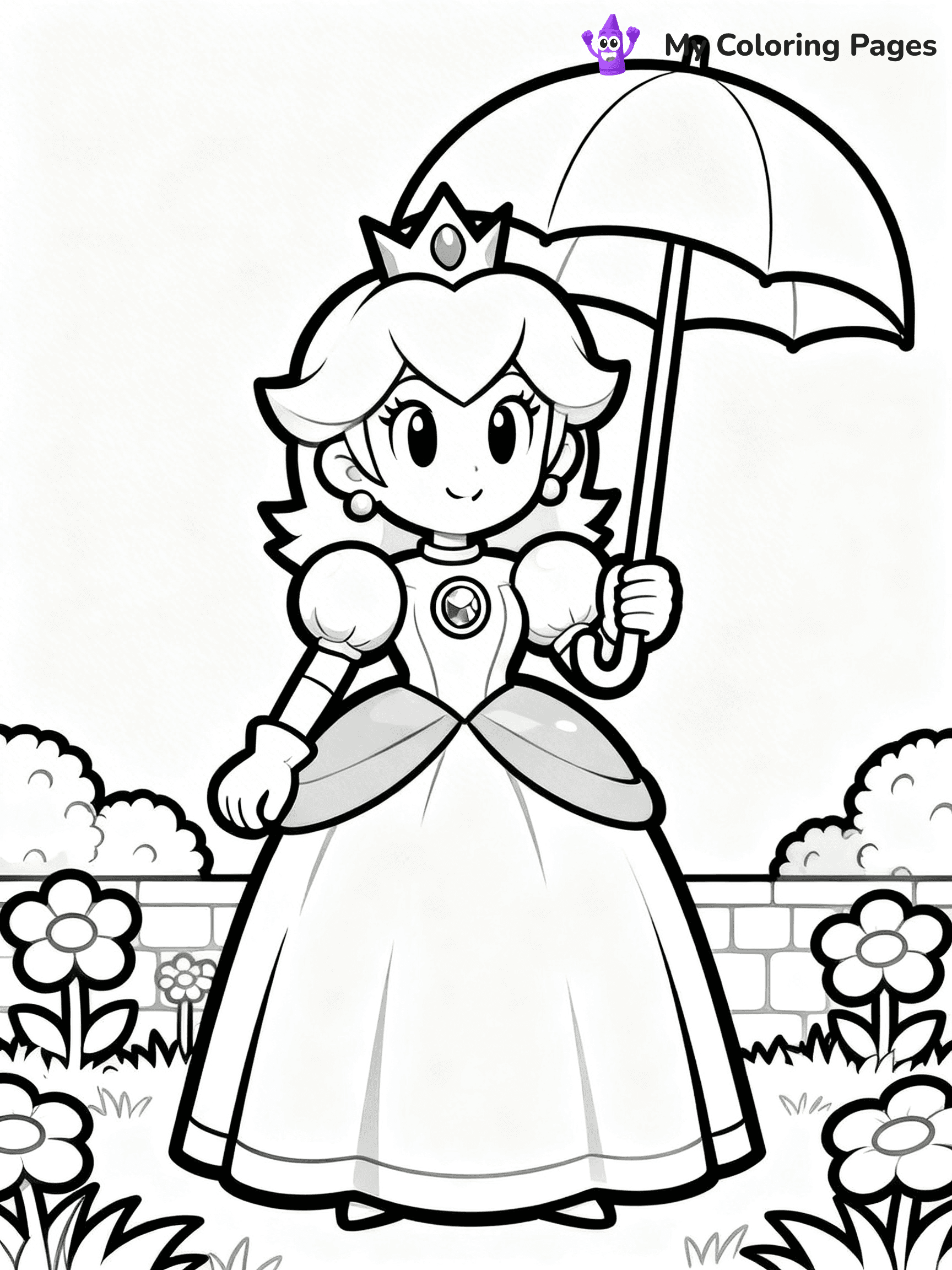 Paper Mario Coloring Pages - 23