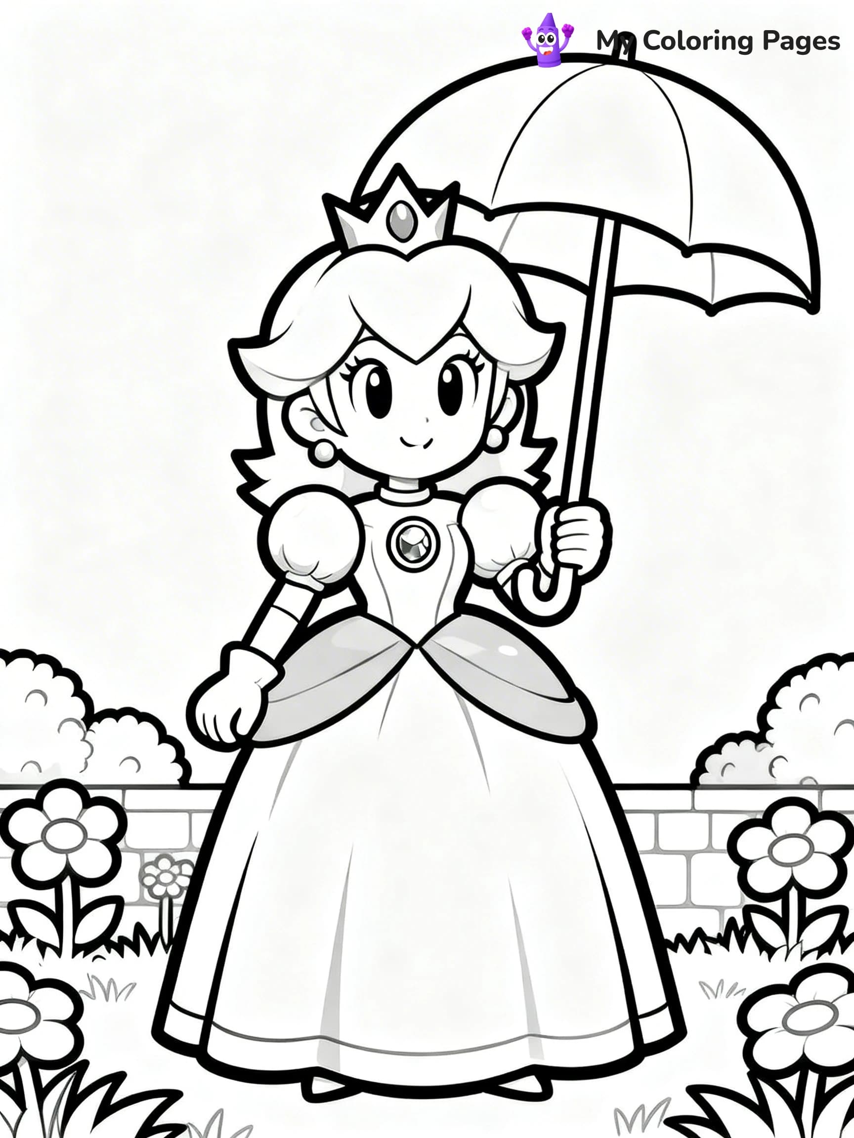 Paper Mario Coloring Pages - 23