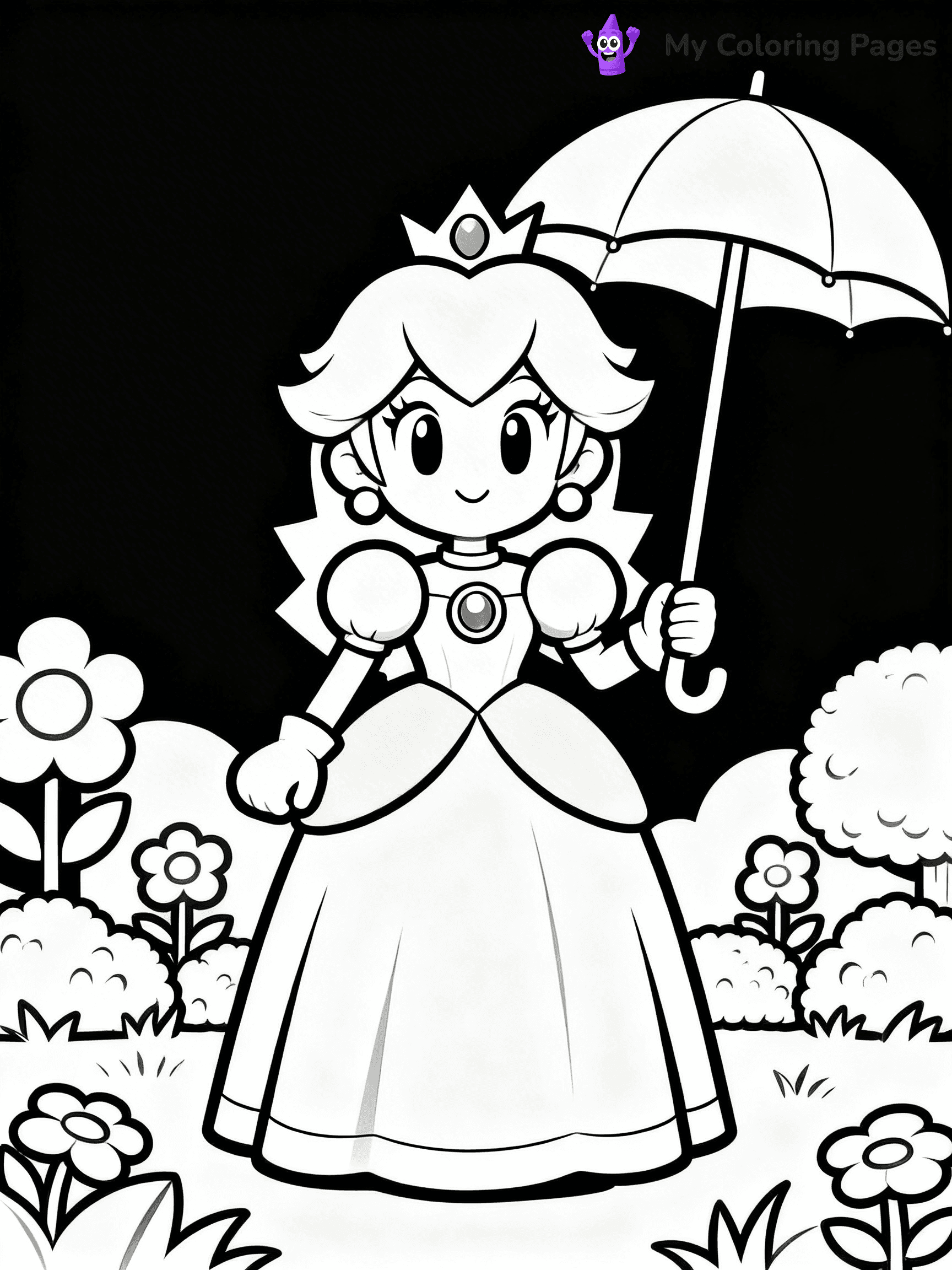 Paper Mario Coloring Pages - 22