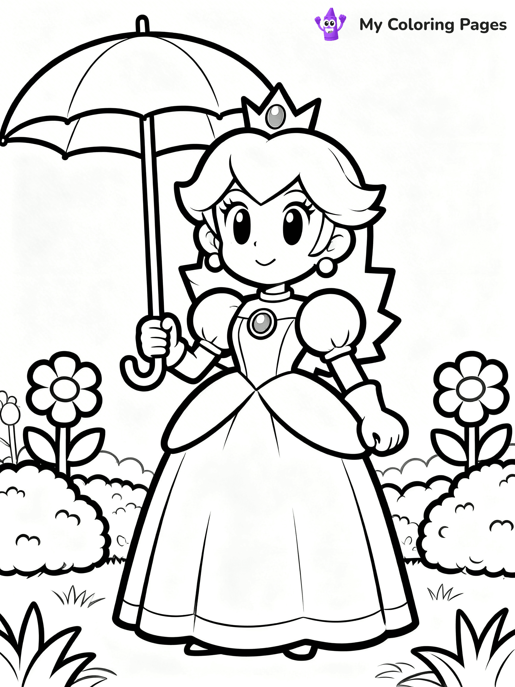 Paper Mario Coloring Pages - 21