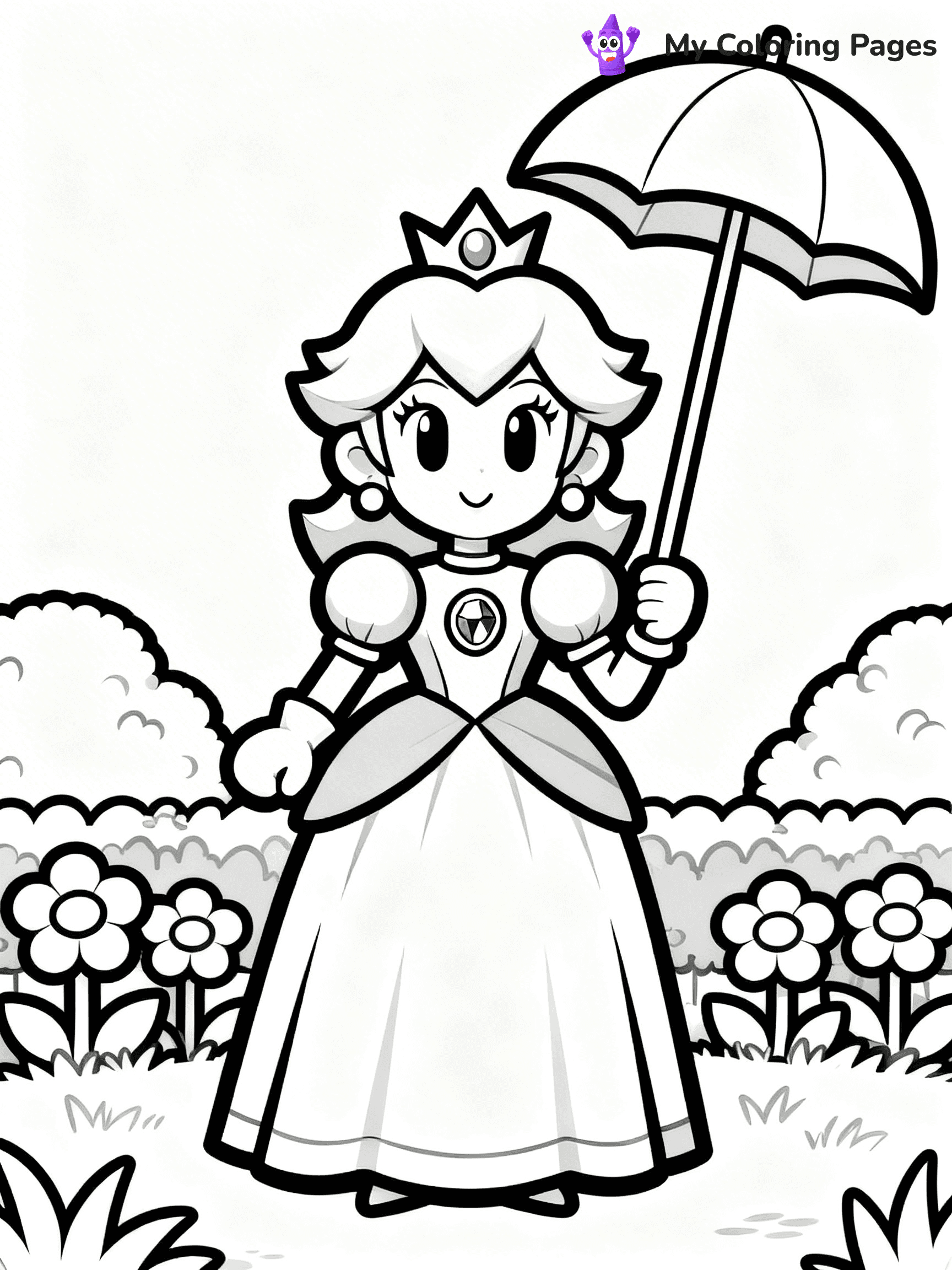 Paper Mario Coloring Pages - 20