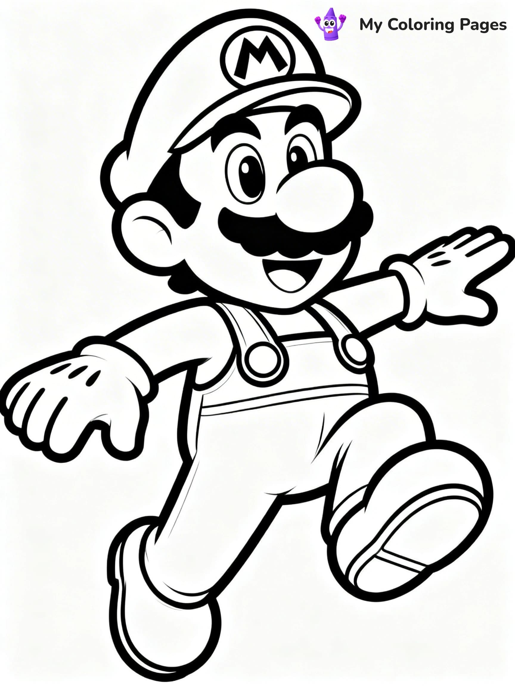 Paper Mario Coloring Pages - 19