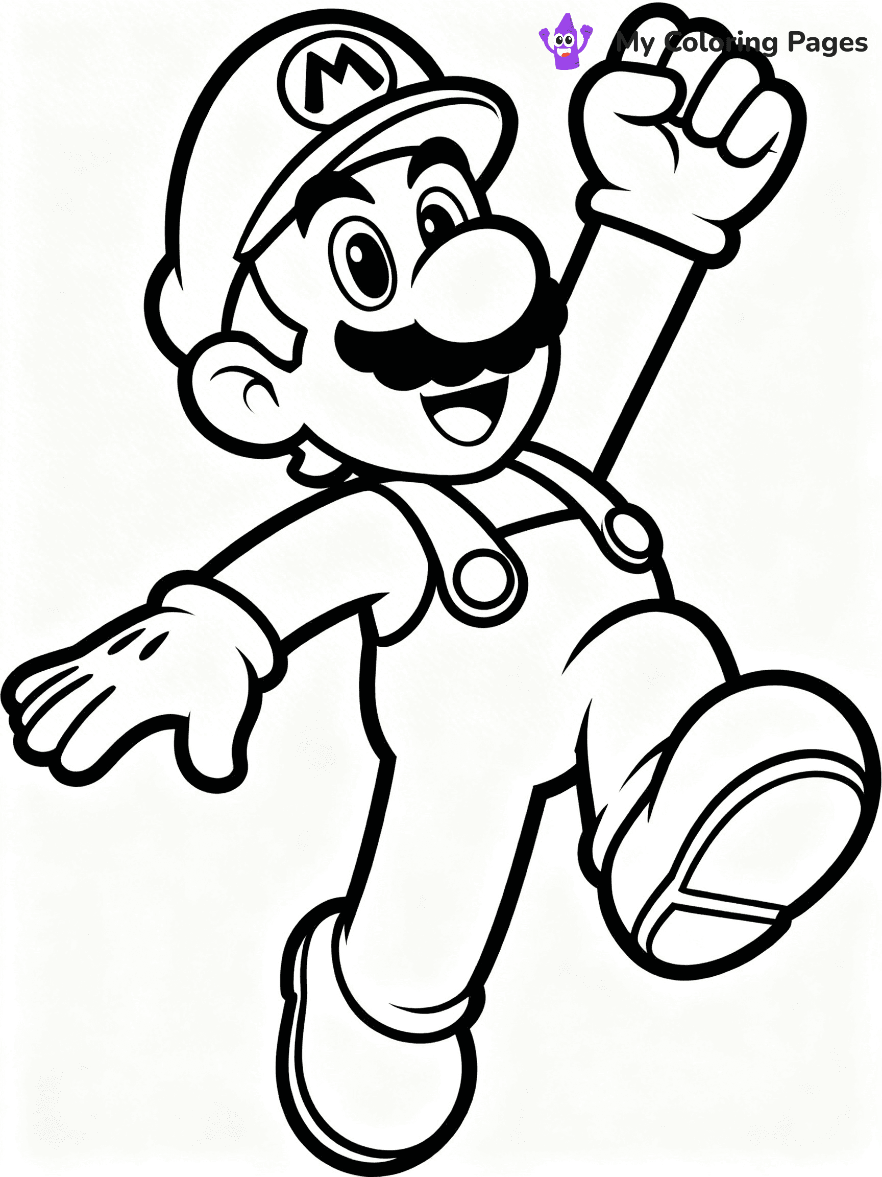 Paper Mario Coloring Pages - 17