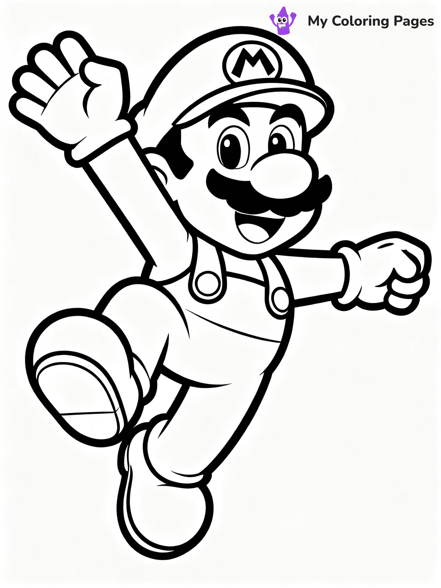Paper Mario Coloring Pages - 16