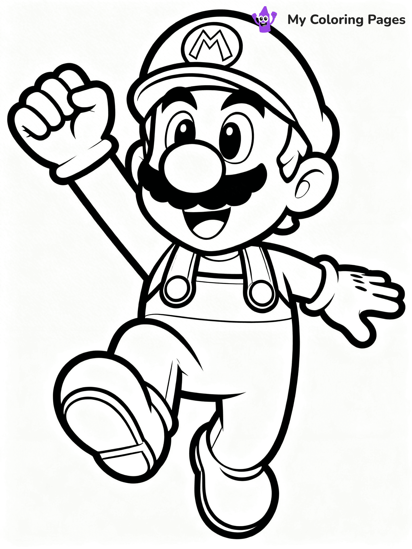 Paper Mario Coloring Pages - 15