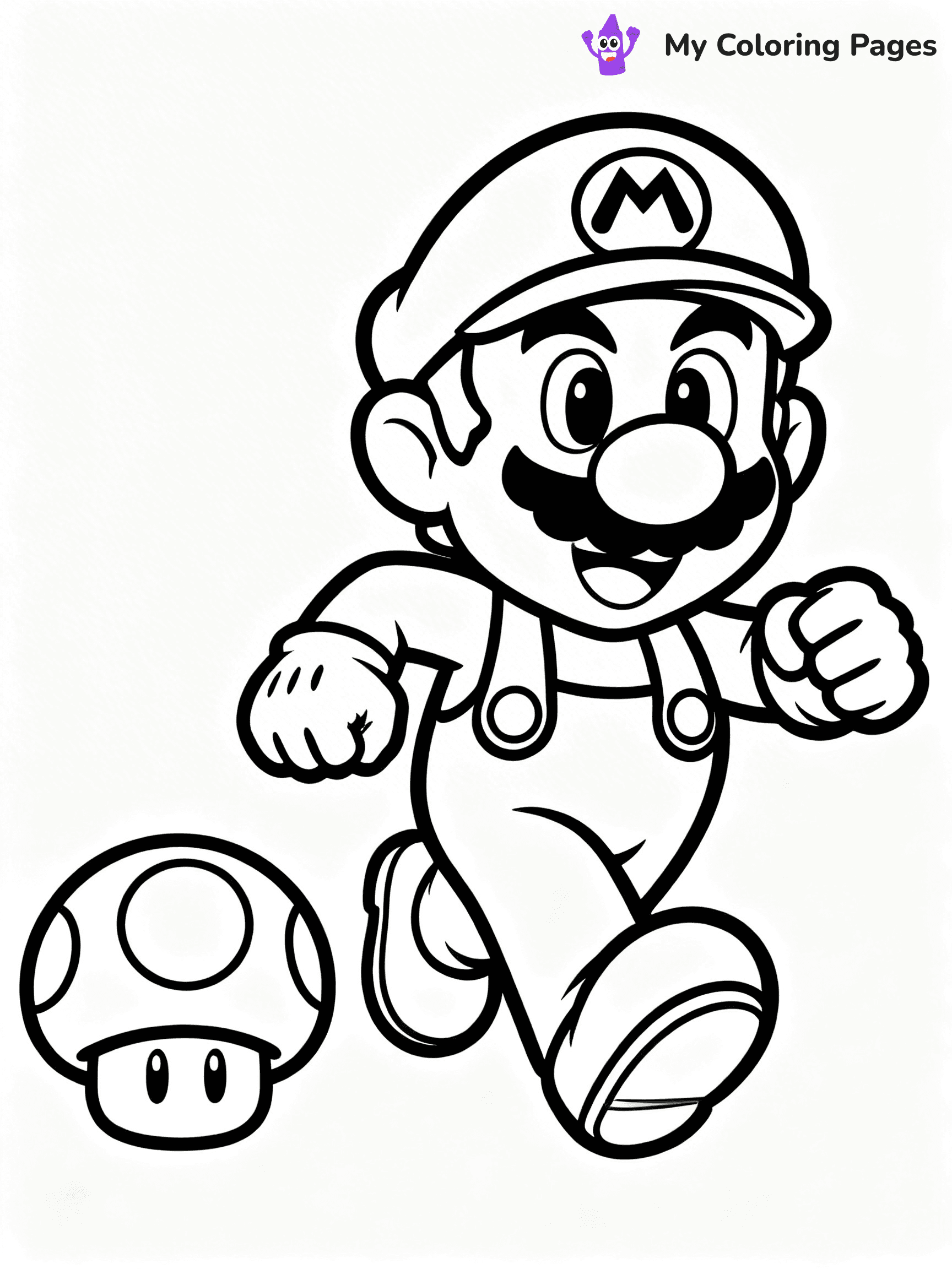 Paper Mario Coloring Pages - 12