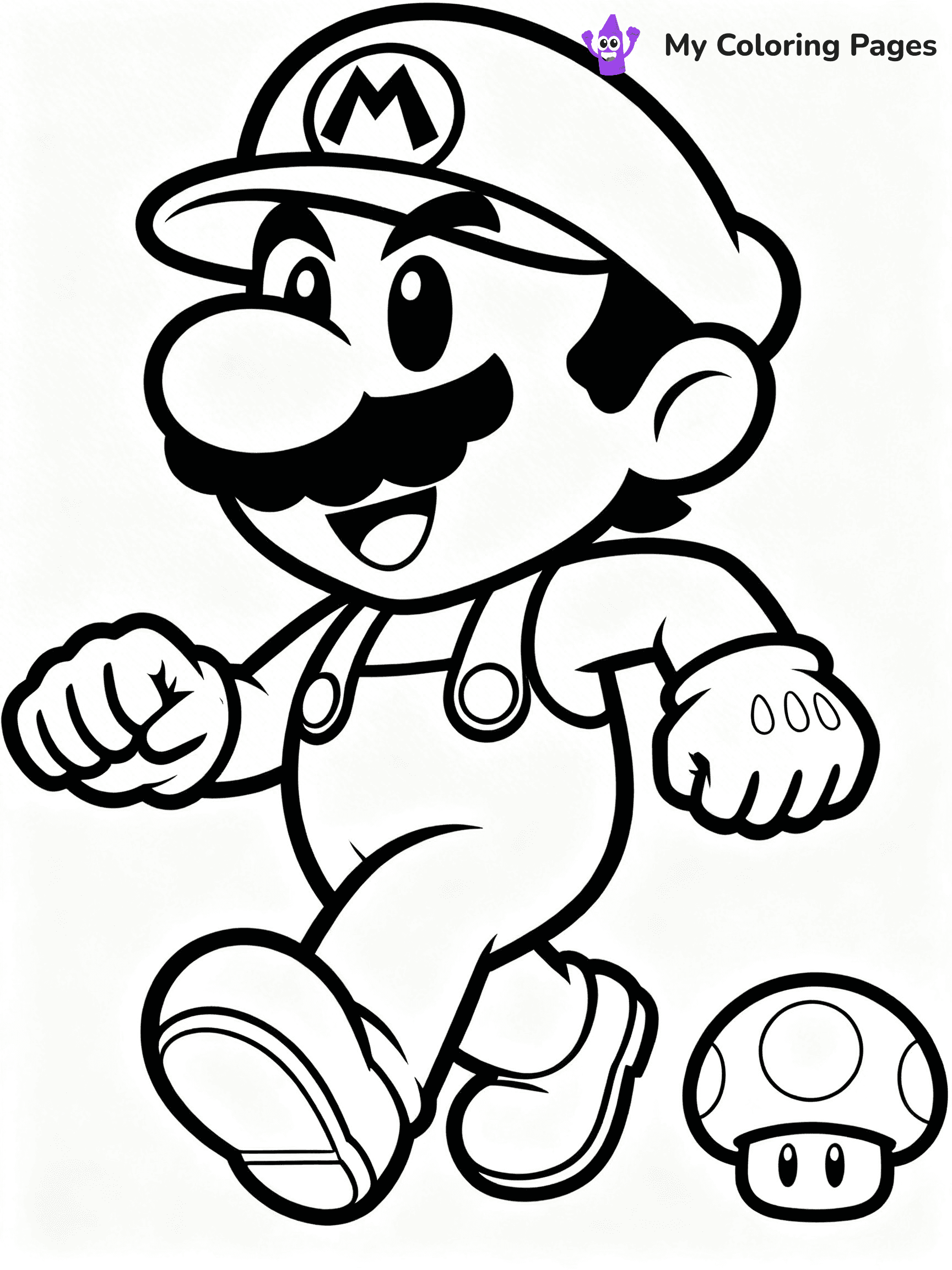Paper Mario Coloring Pages - 11