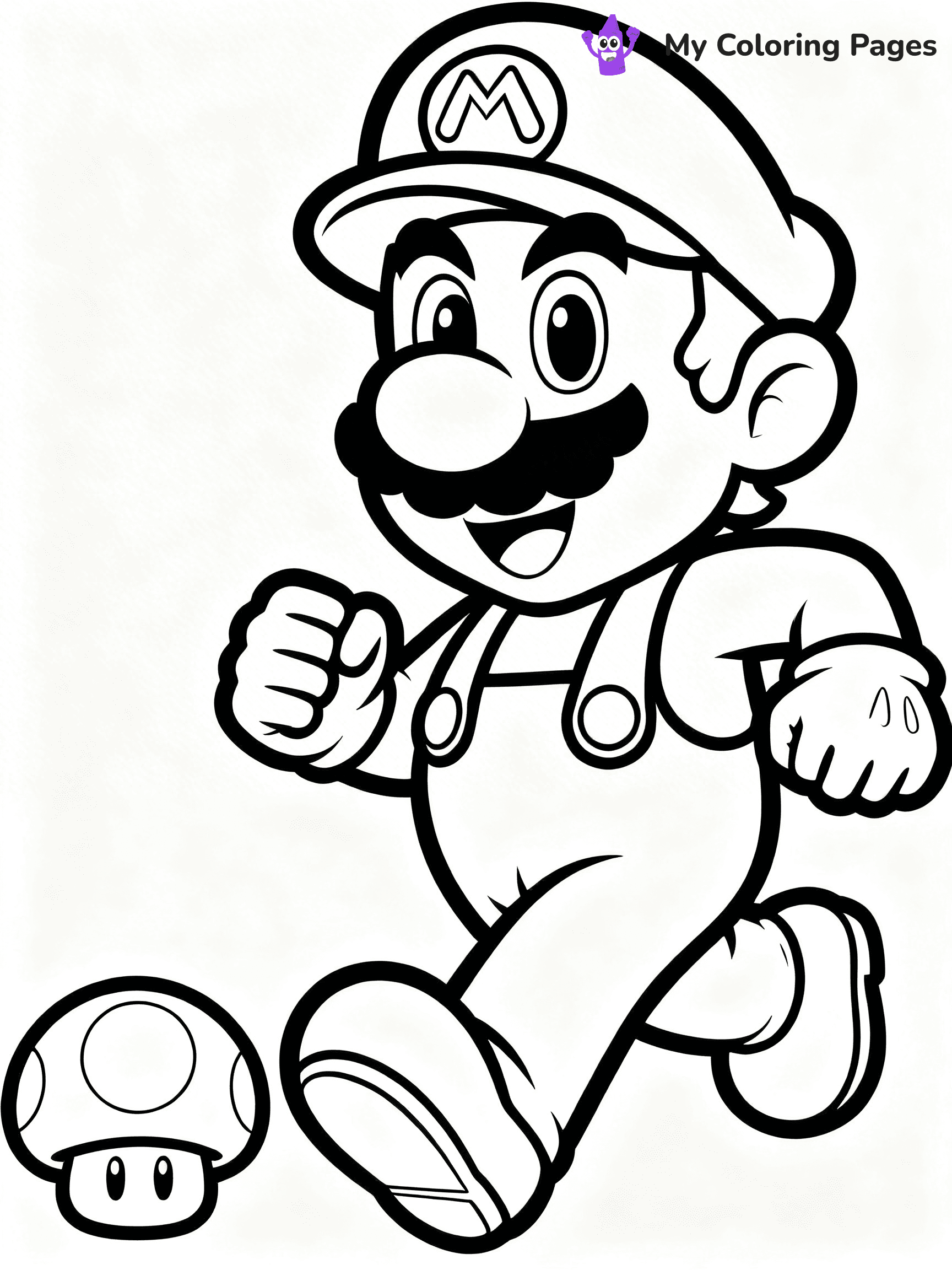 Paper Mario Coloring Pages - 9