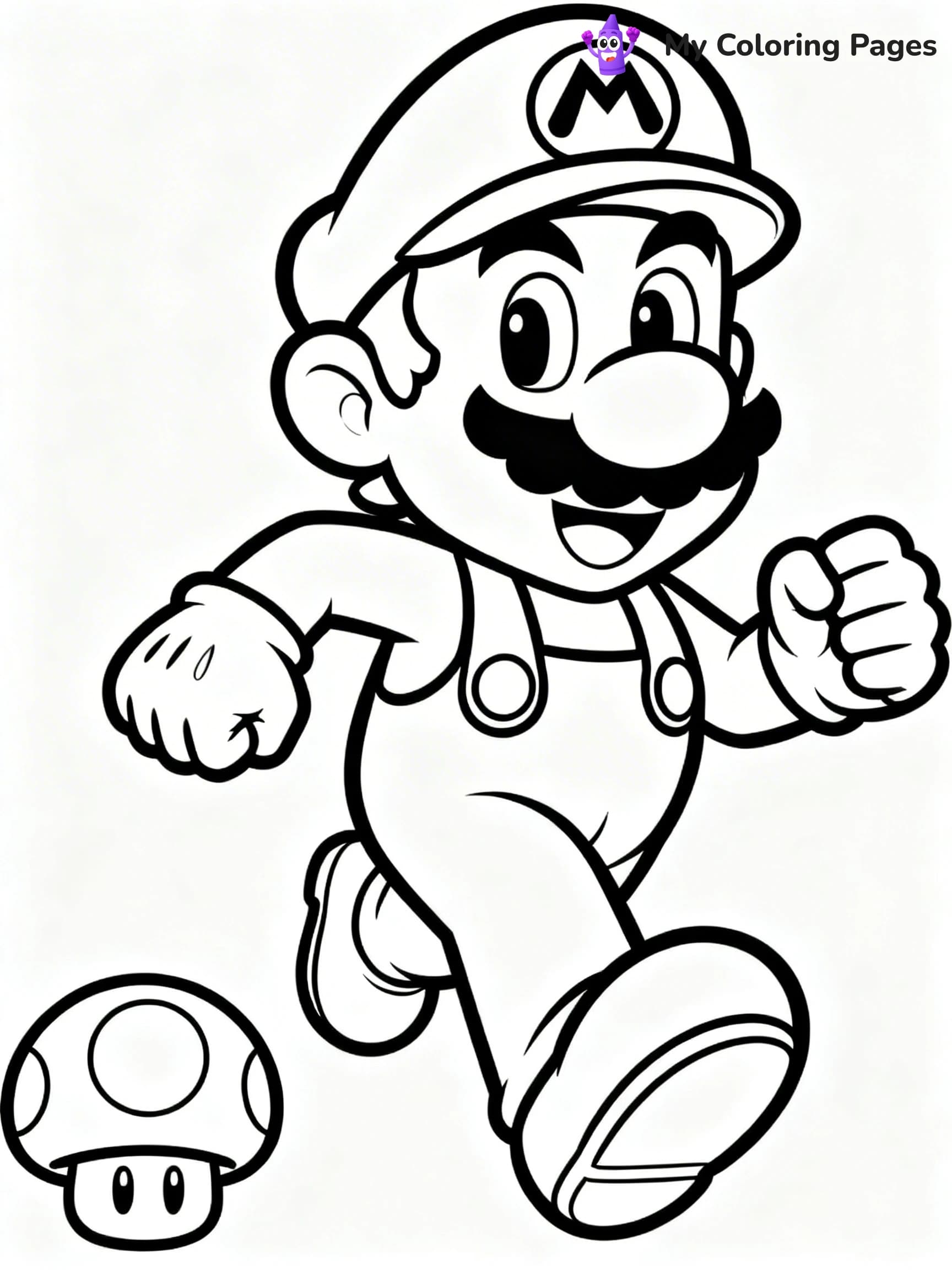 Paper Mario Coloring Pages - 8