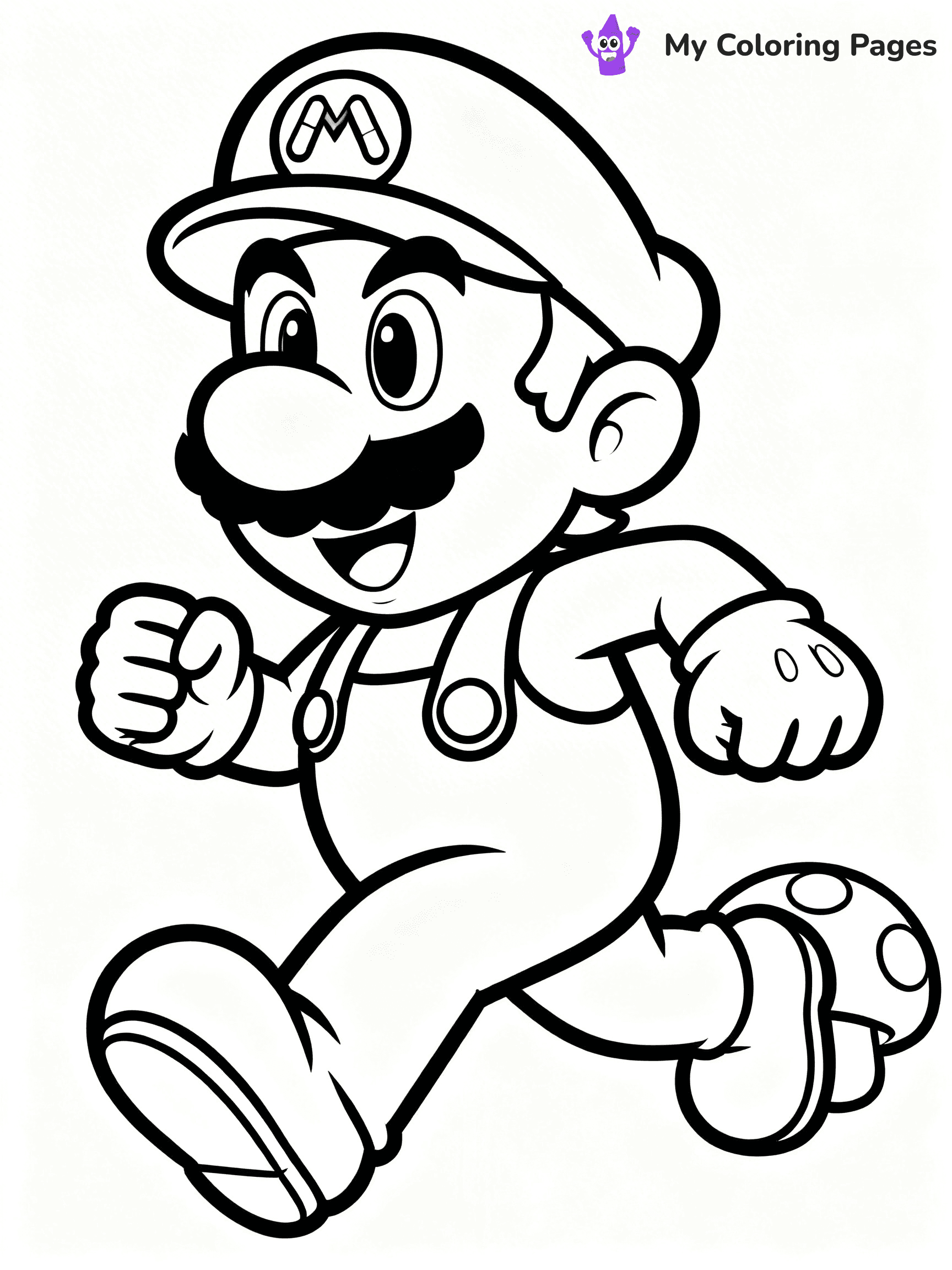 Paper Mario Coloring Pages - 7